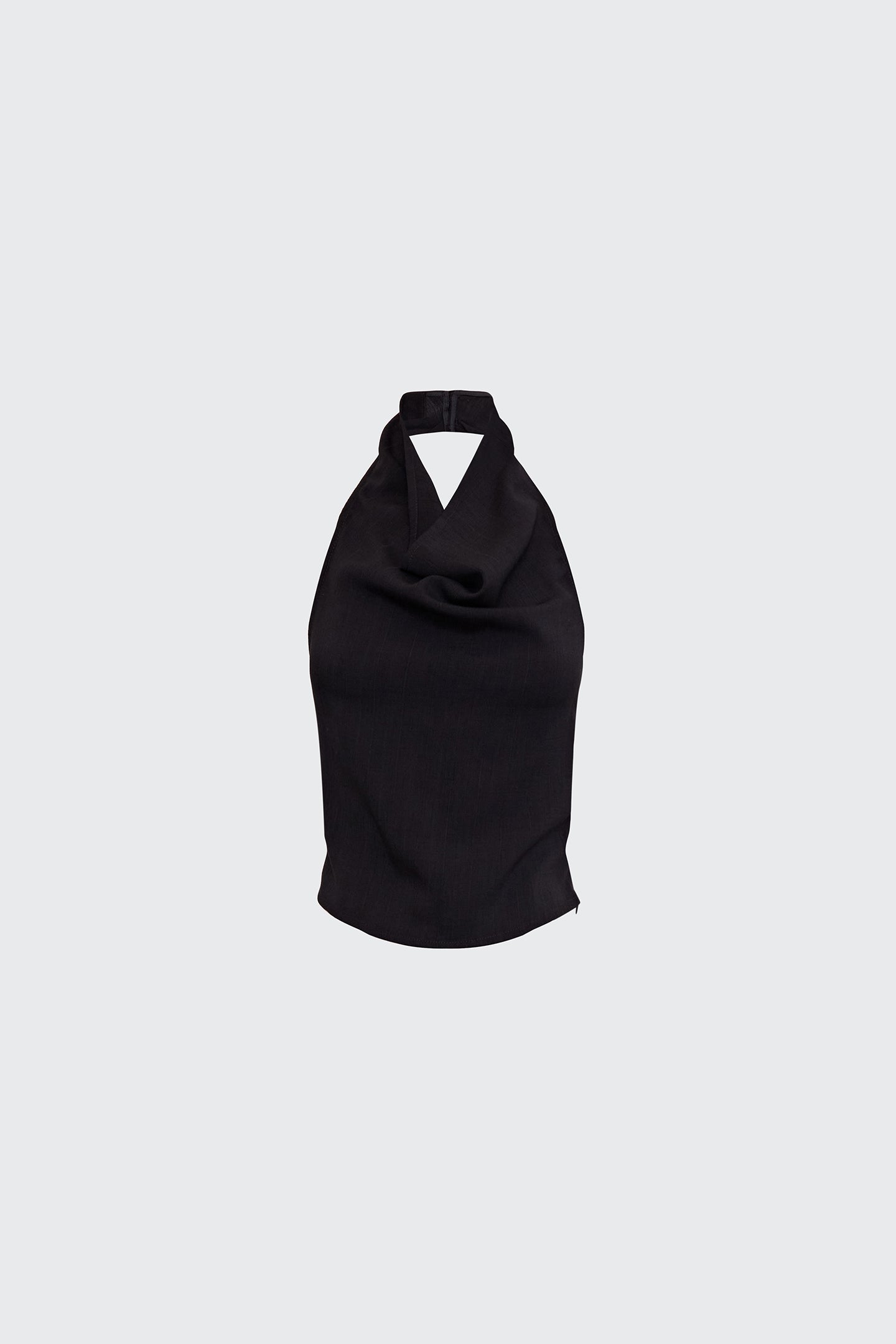 PINO COWL NECK TOP | BLACK