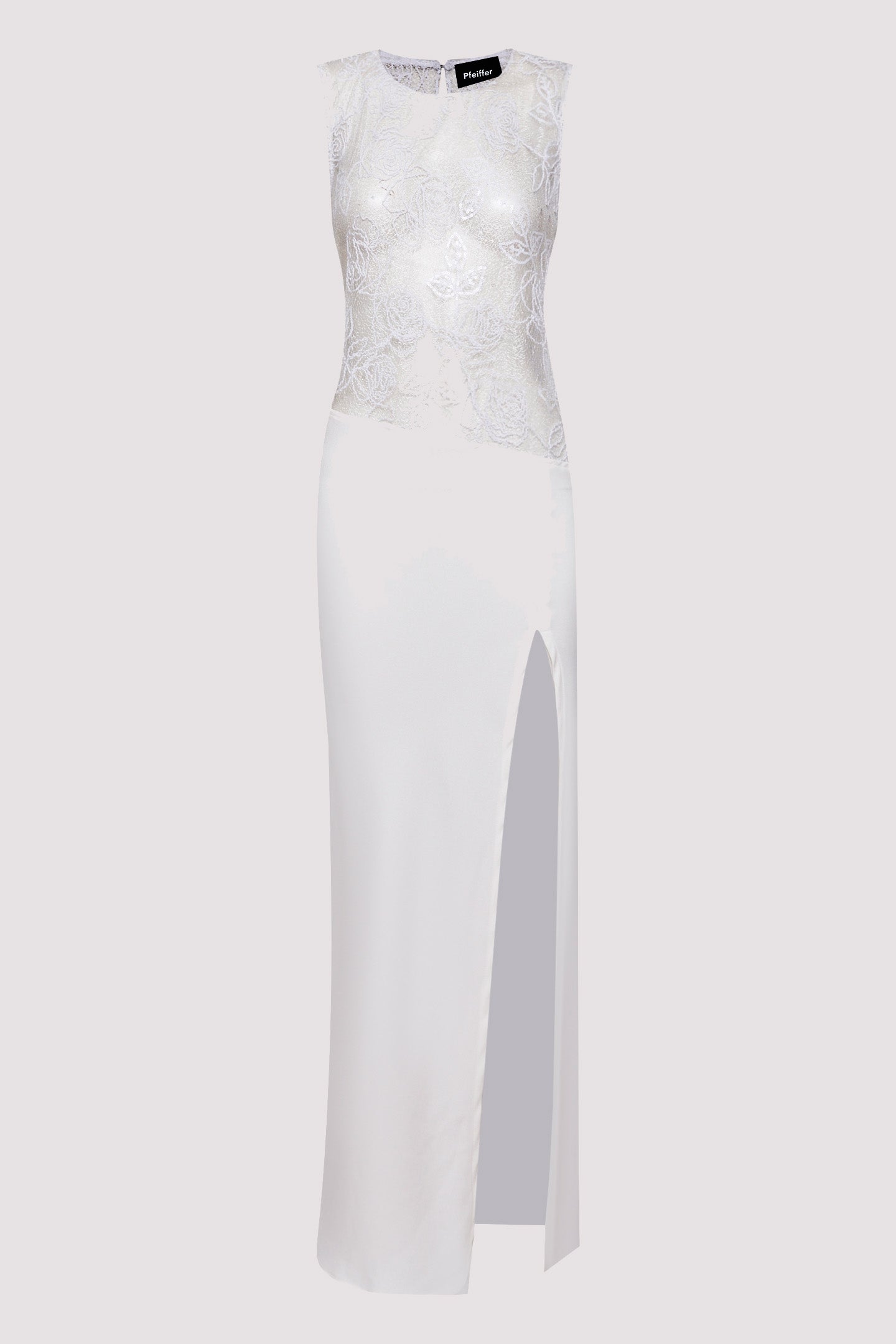 ROZELLE LACE DRESS | POWDER