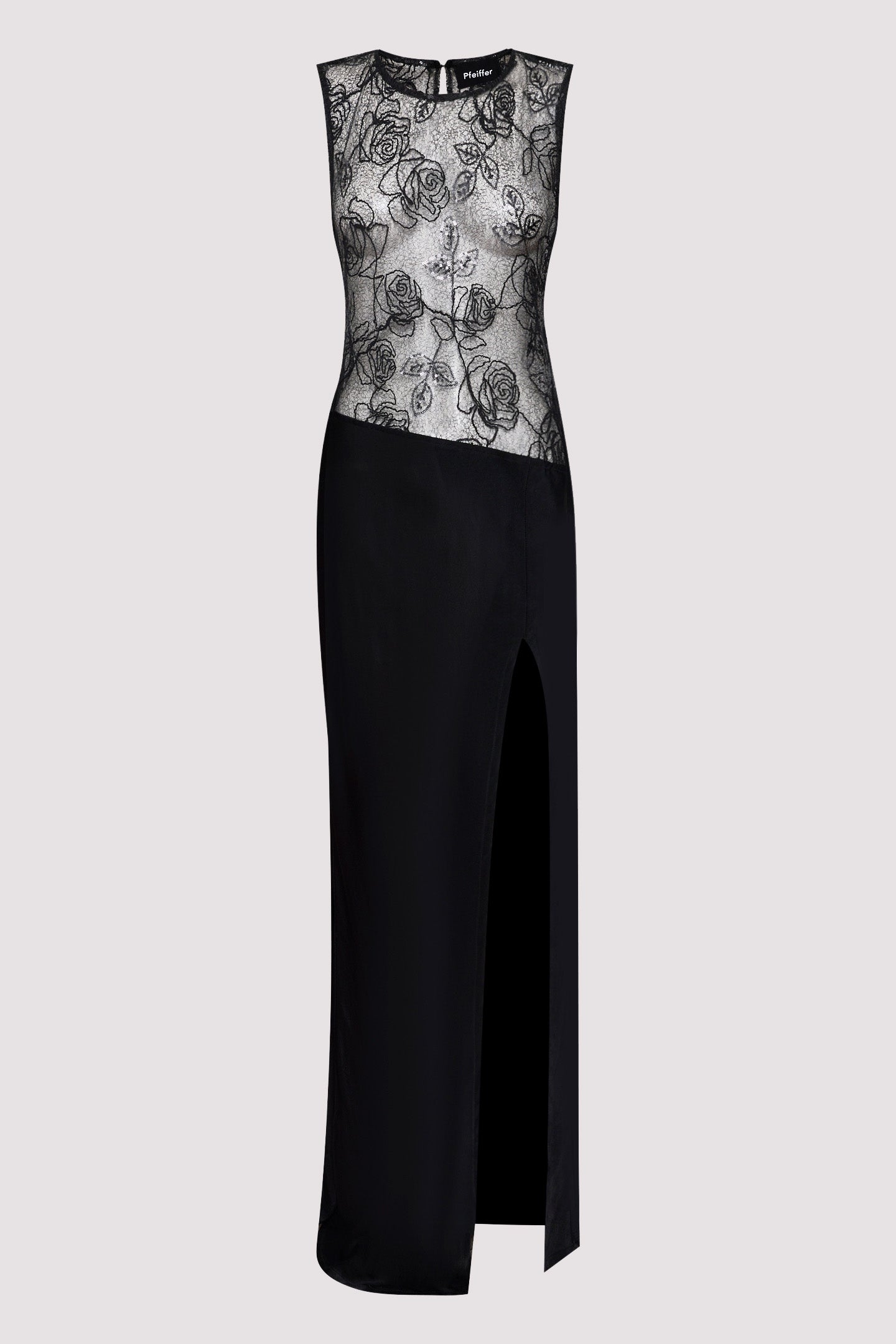 ROZELLE LACE DRESS | BLACK