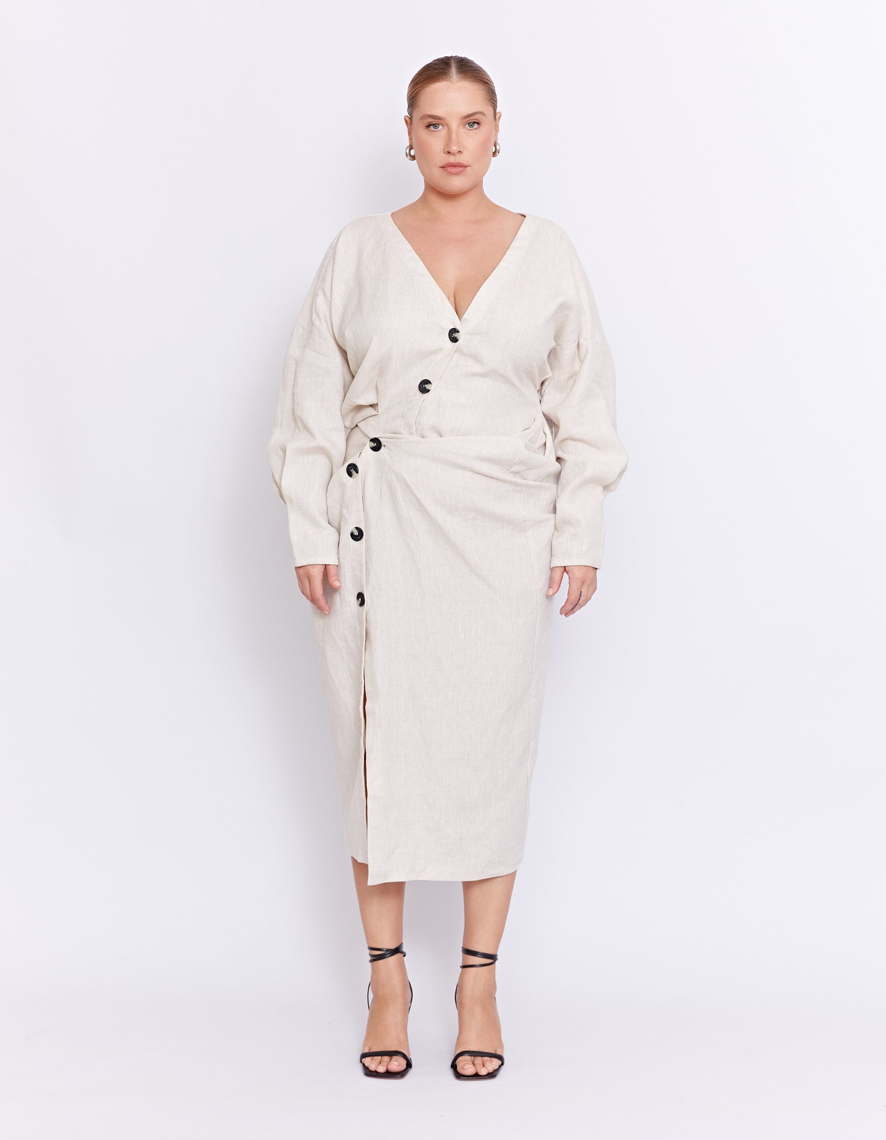 THE VITO TWIST DRESS | NATURAL