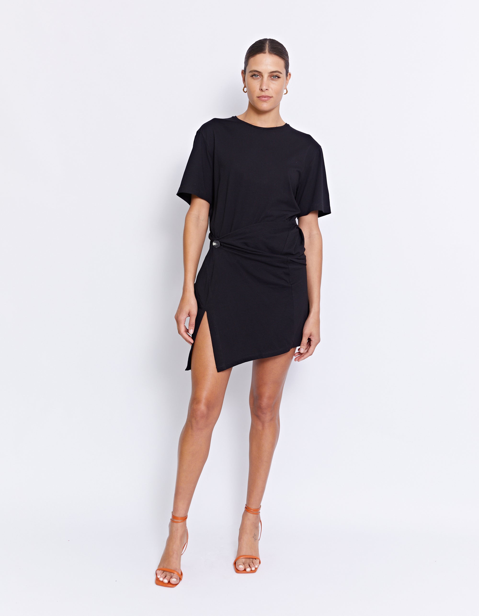 ESSO TWIST DRESS | BLACK