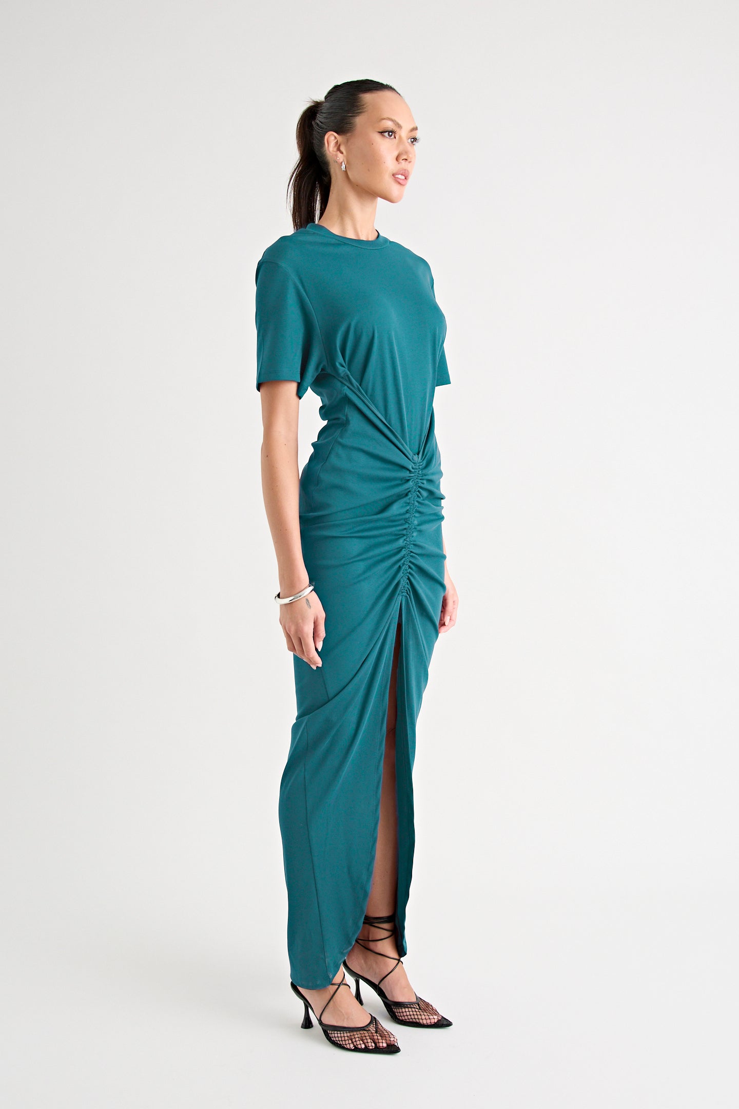 NIKO MAXI DRESS | EMERALD