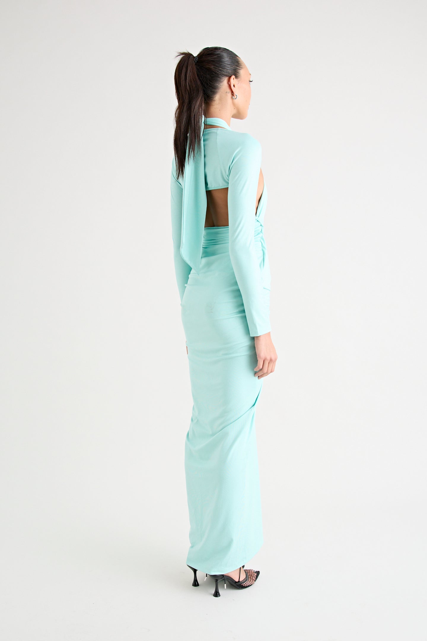 VICTORIA MAXI DRESS | AQUA