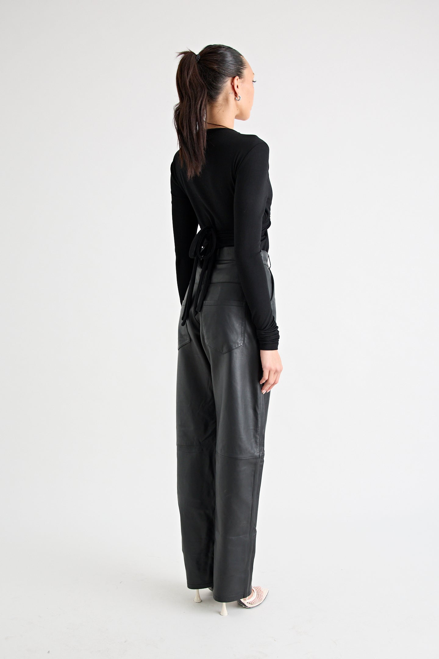 PIAF LEATHER PANT | BLACK