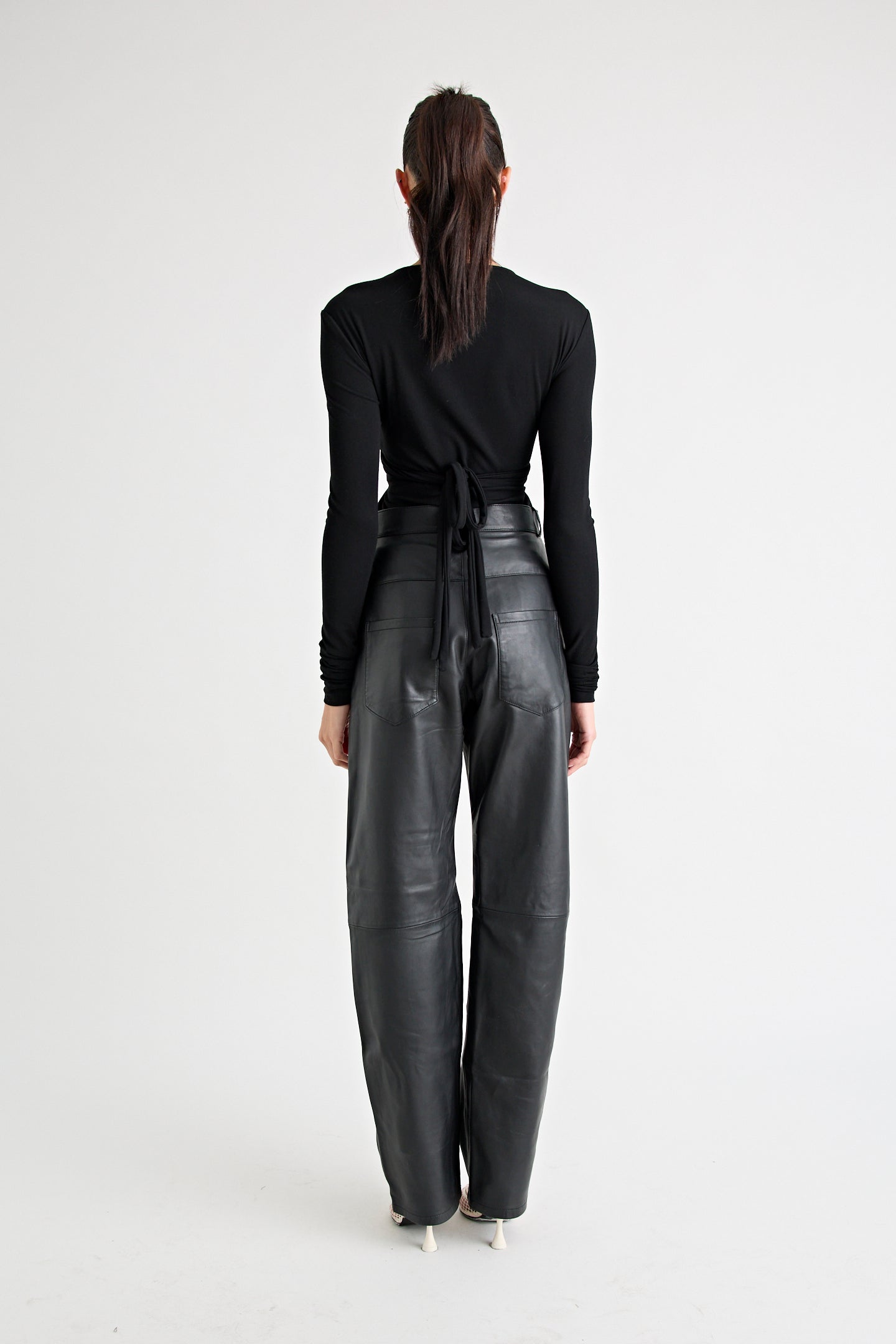 PIAF LEATHER PANT | BLACK