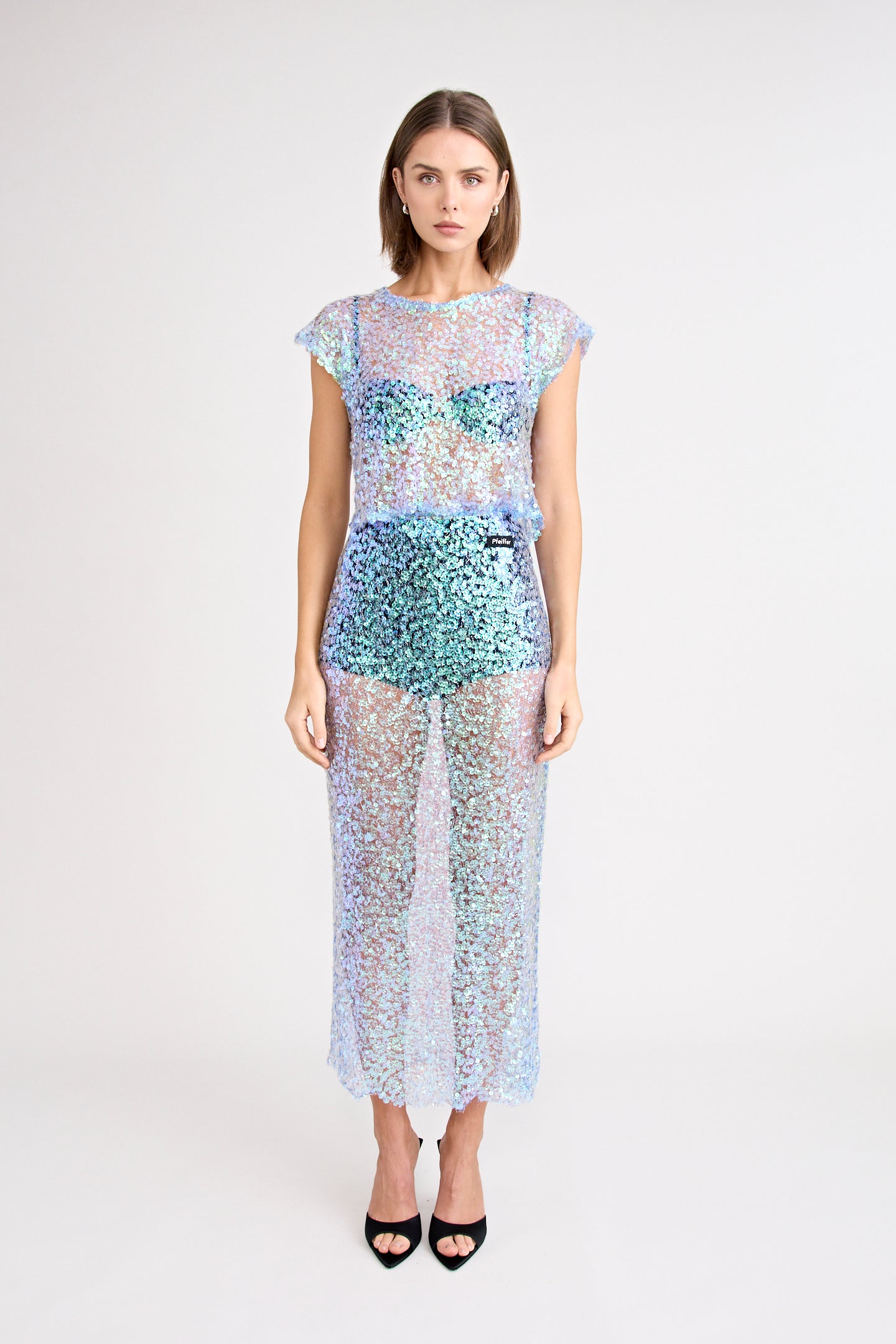 DELPHINE SKIRT | AQUAMARINE
