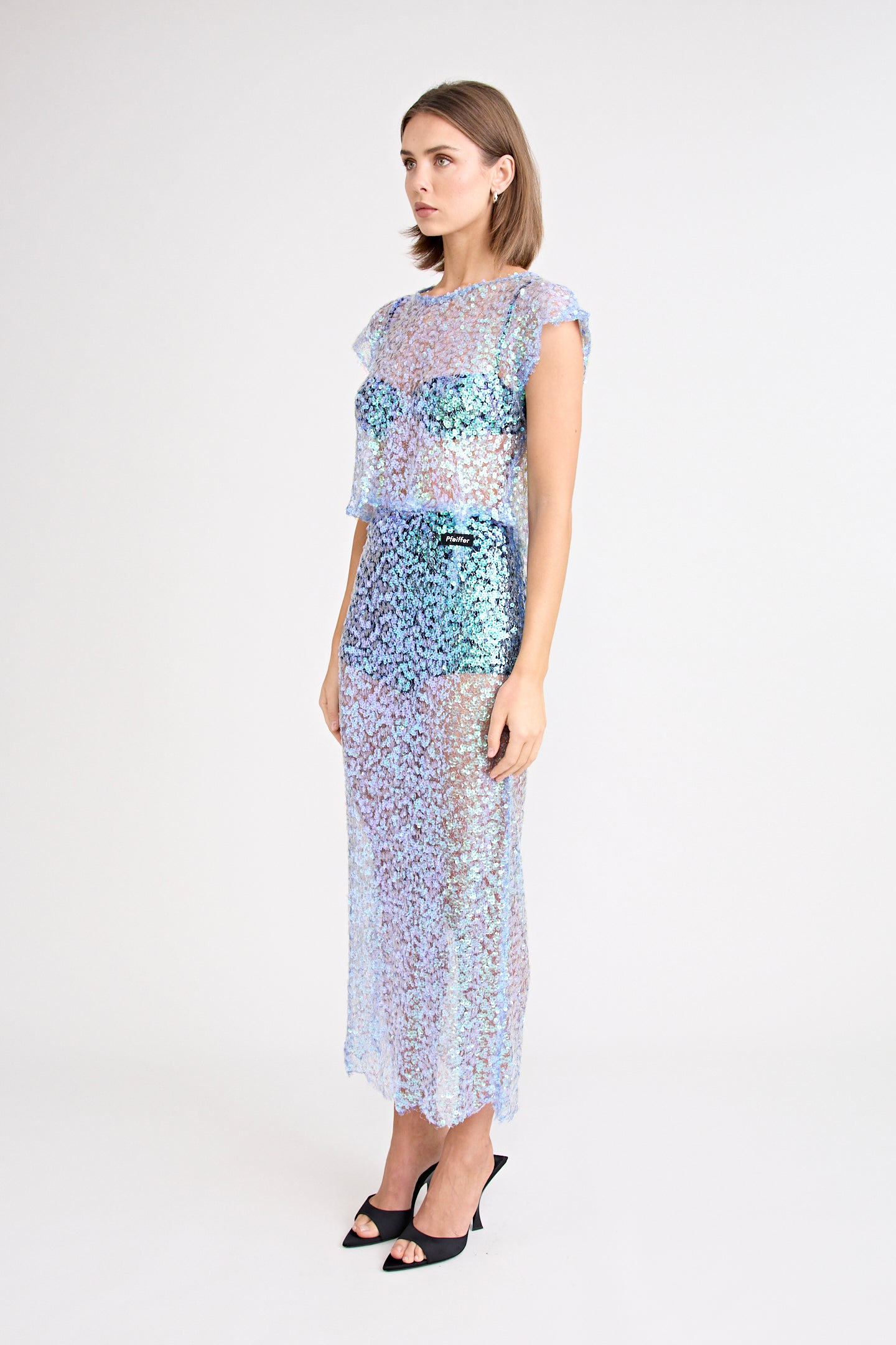 DELPHINE SKIRT | AQUAMARINE