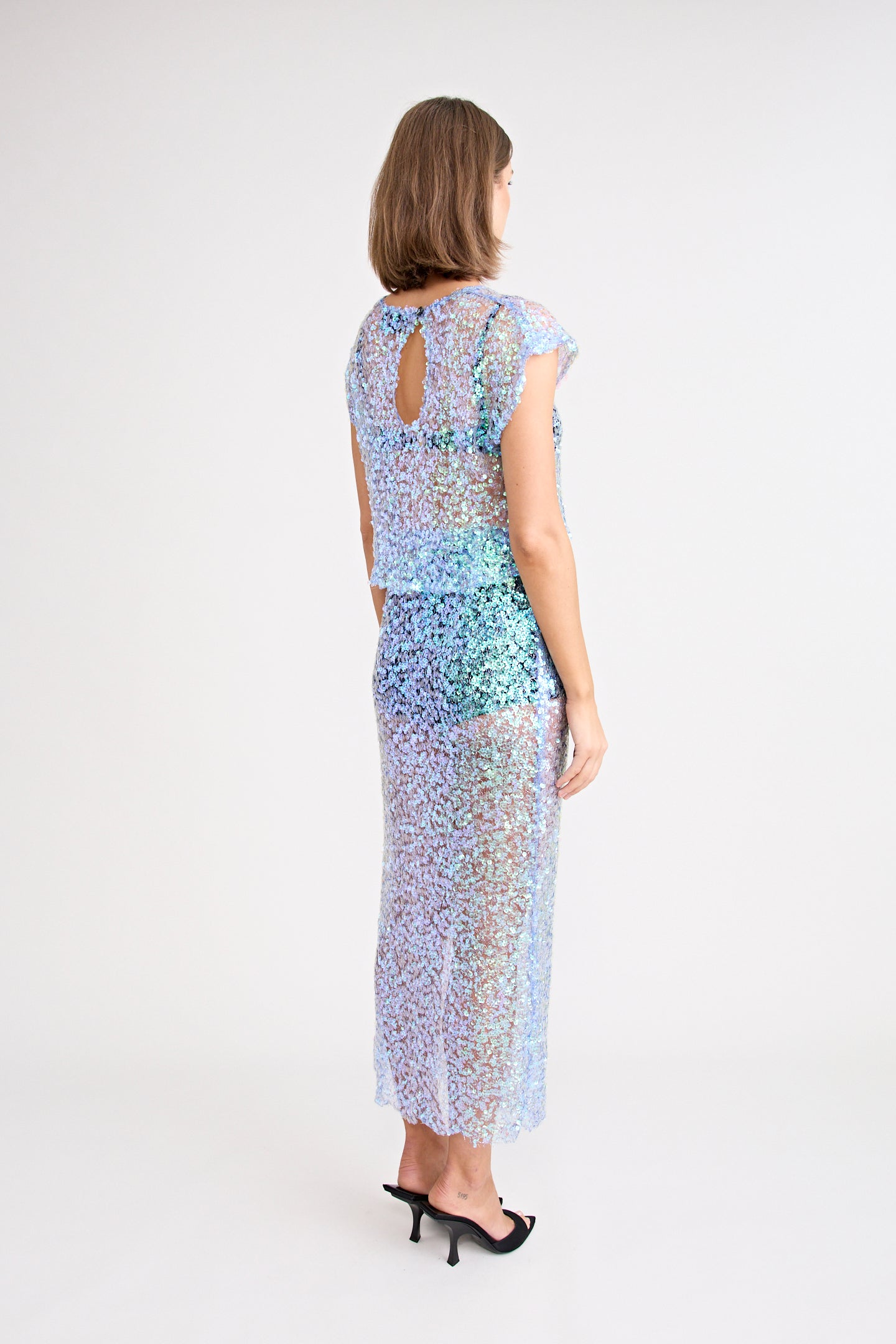 DELPHINE SKIRT | AQUAMARINE