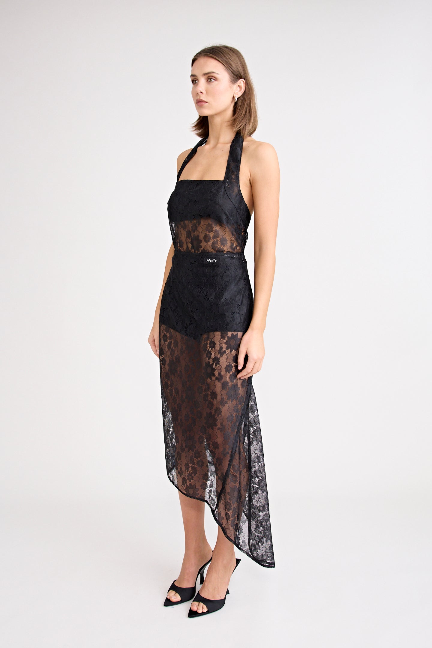 VELORA LACE SKIRT | BLACK – PFEIFFER