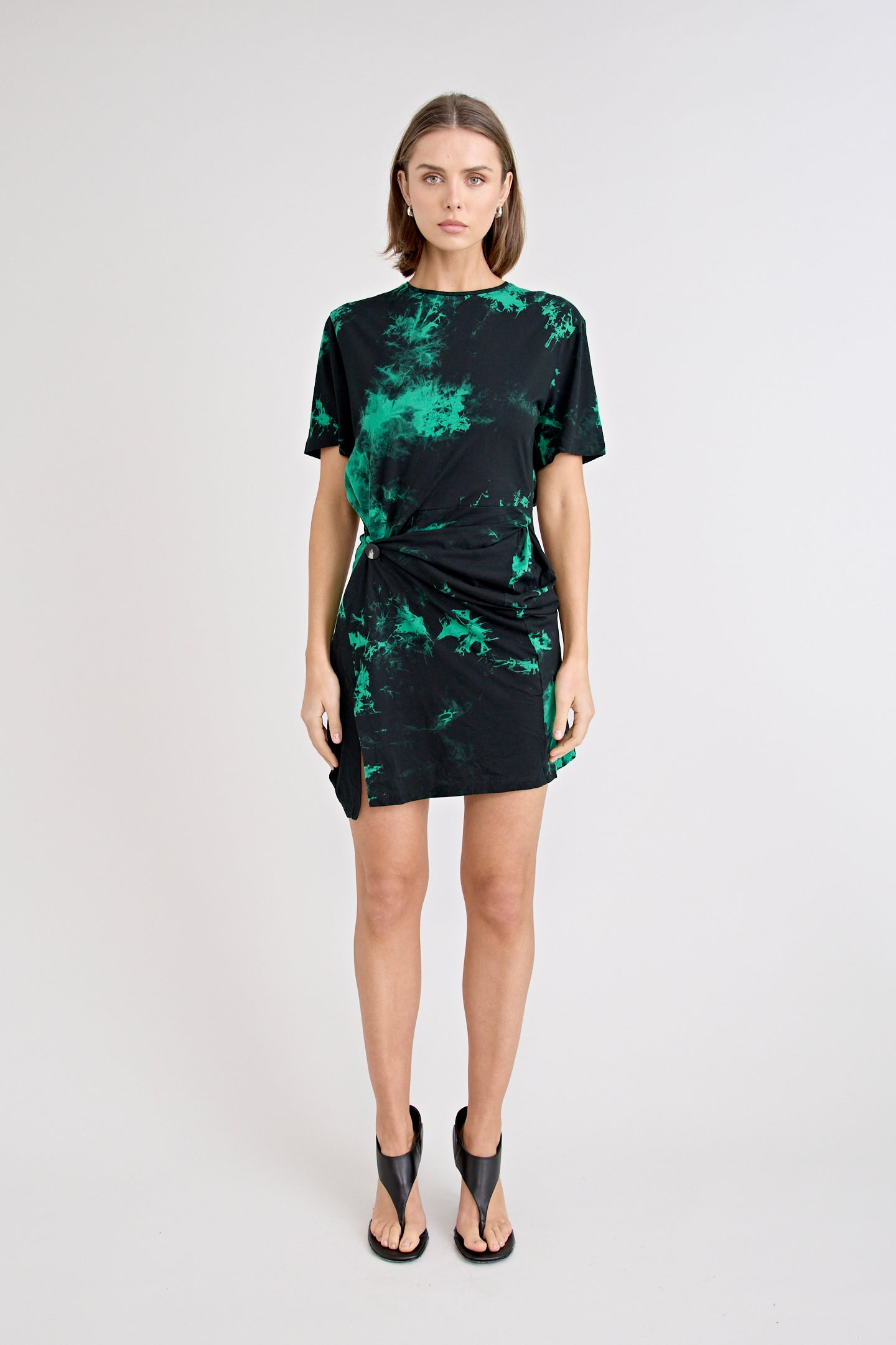 ENZO TWIST DRESS | INK