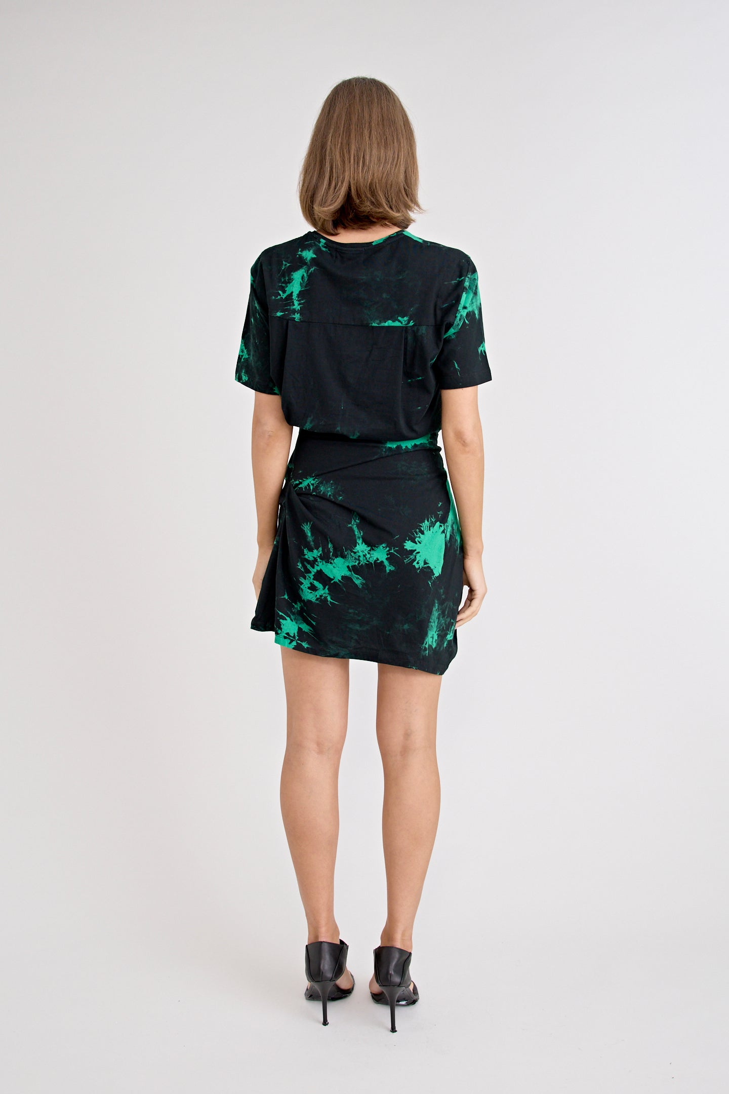 ENZO TWIST DRESS | INK
