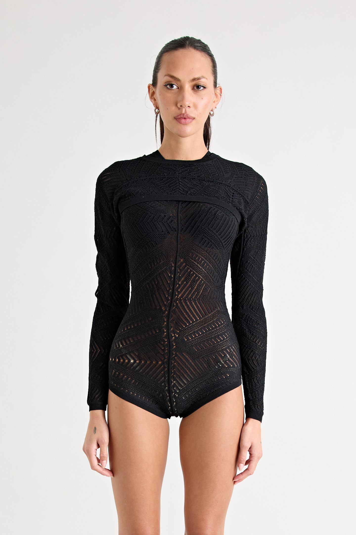 RENOIR 2 PIECE BODYSUIT | BLACK
