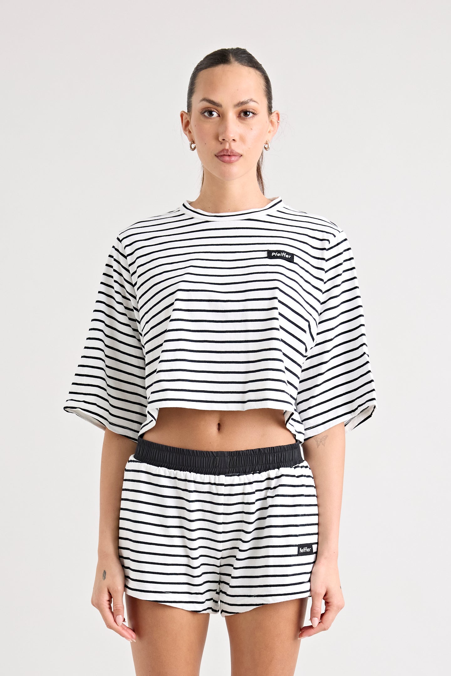 SORRENTINO TEE | WHITE / BLACK