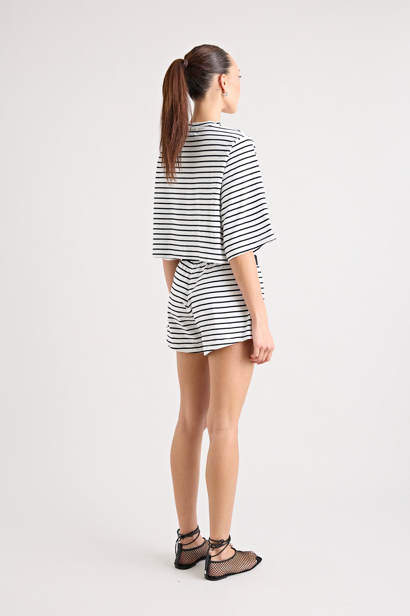 SORRENTINO TEE | WHITE / BLACK