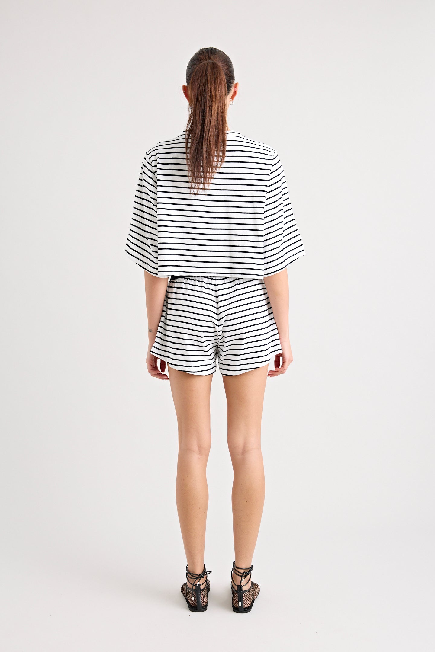 SORRENTINO TEE | WHITE / BLACK