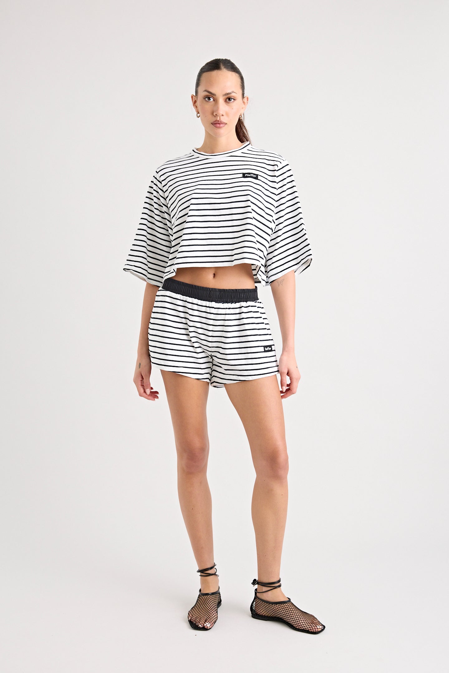 SORRENTINO TEE | WHITE / BLACK
