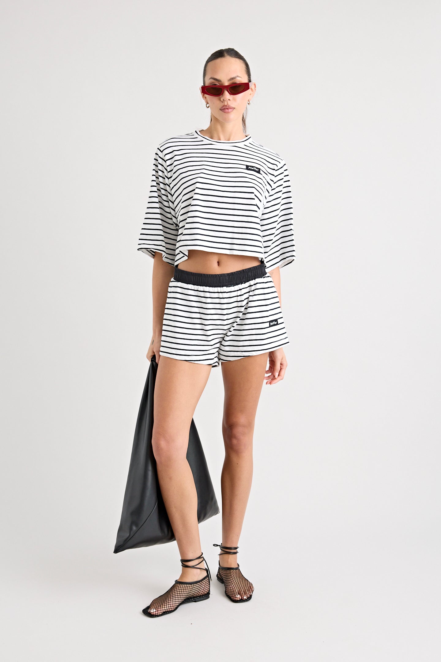 SORRENTINO TEE | WHITE / BLACK
