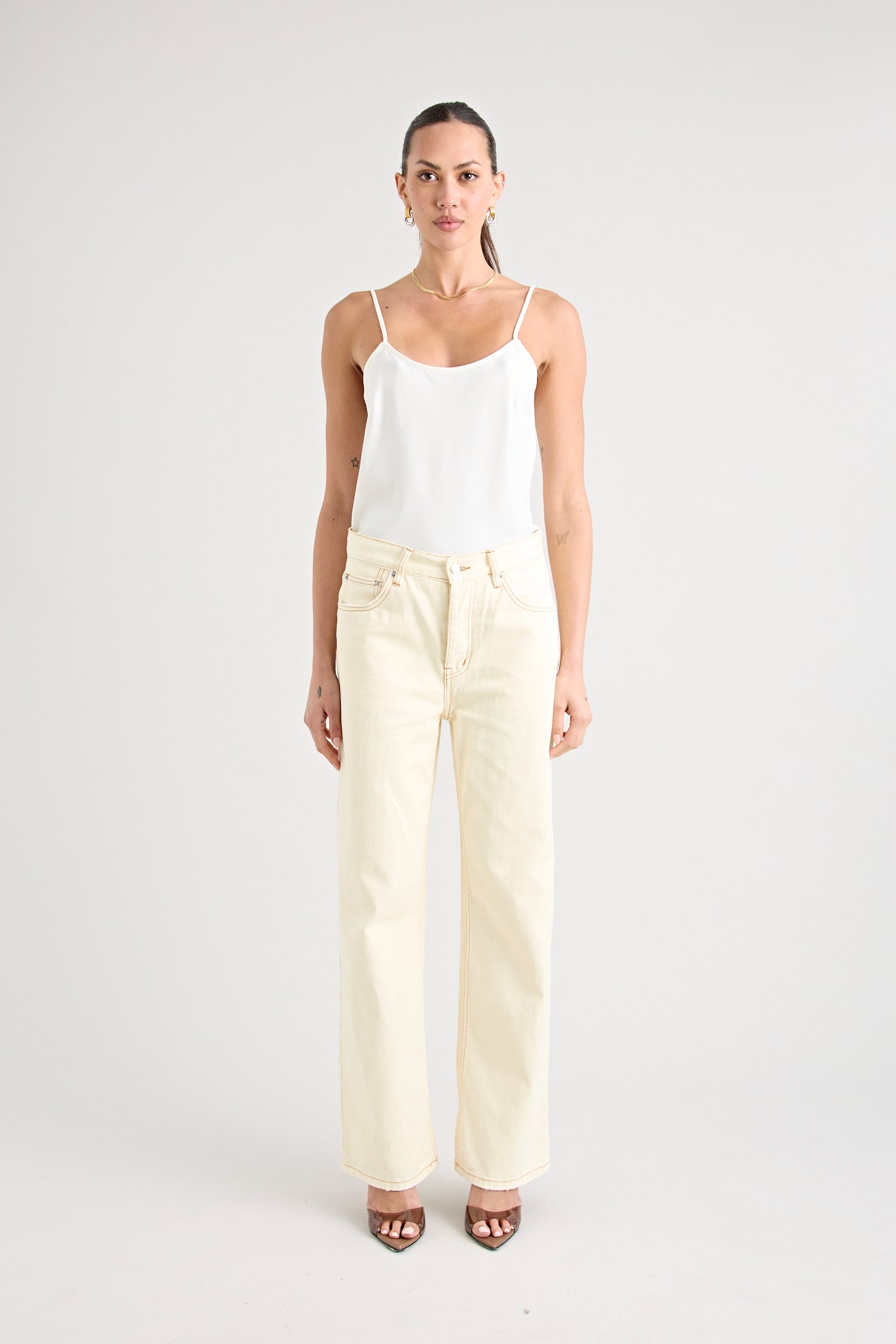 BAYSE BRAND | PERRY DENIM PANT| ANGORA