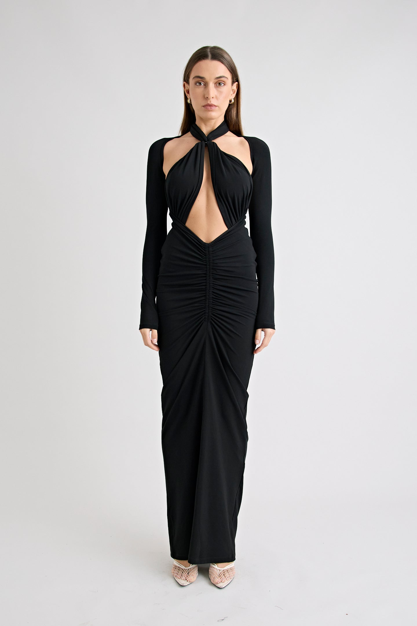 VICTORIA MAXI DRESS | BLACK
