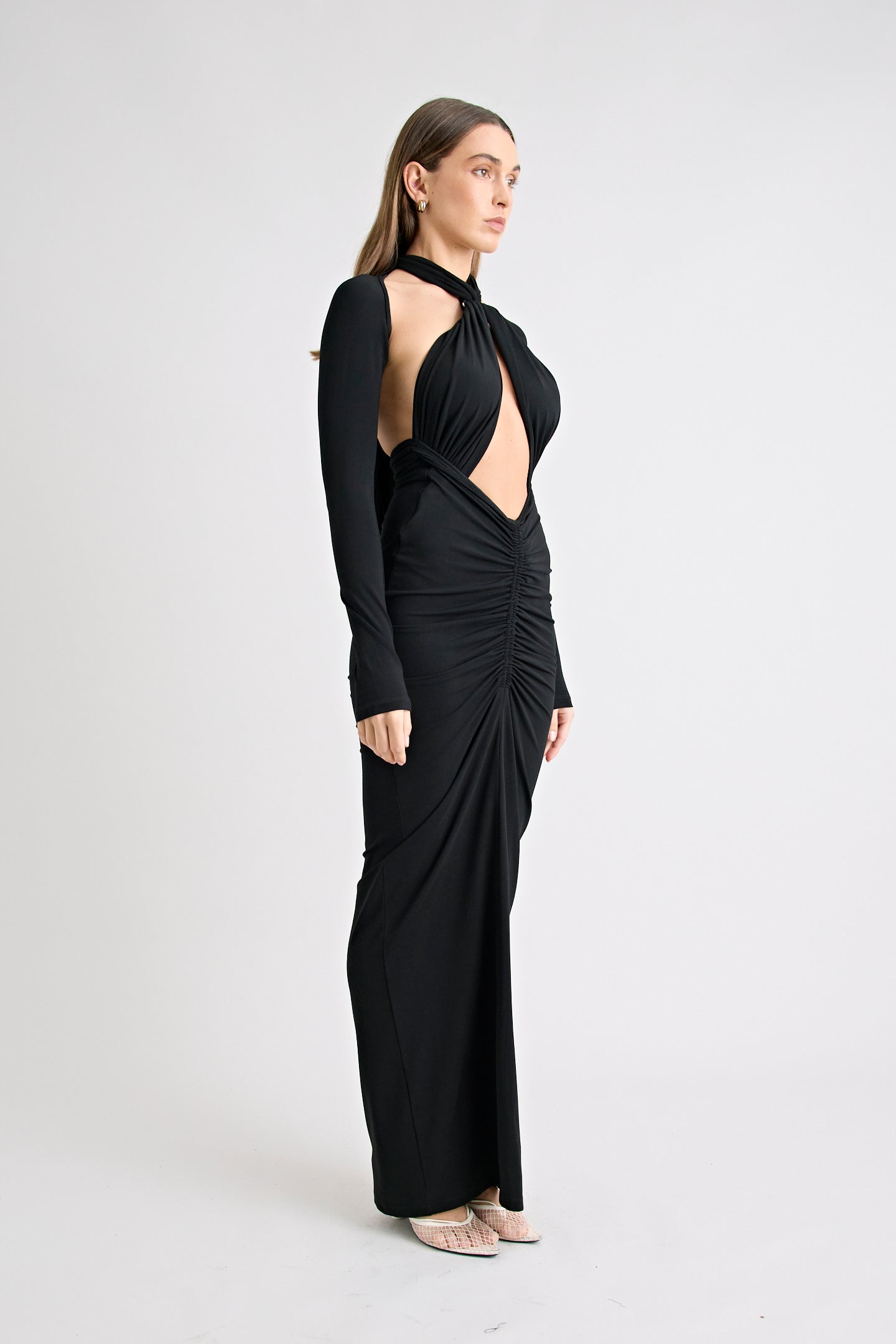 VICTORIA MAXI DRESS | BLACK