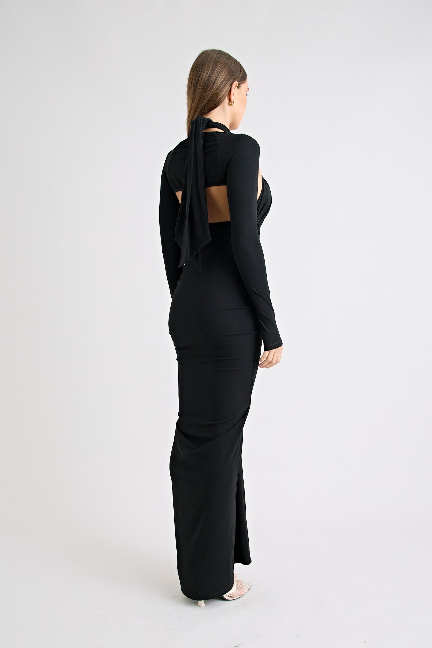 VICTORIA MAXI DRESS | BLACK
