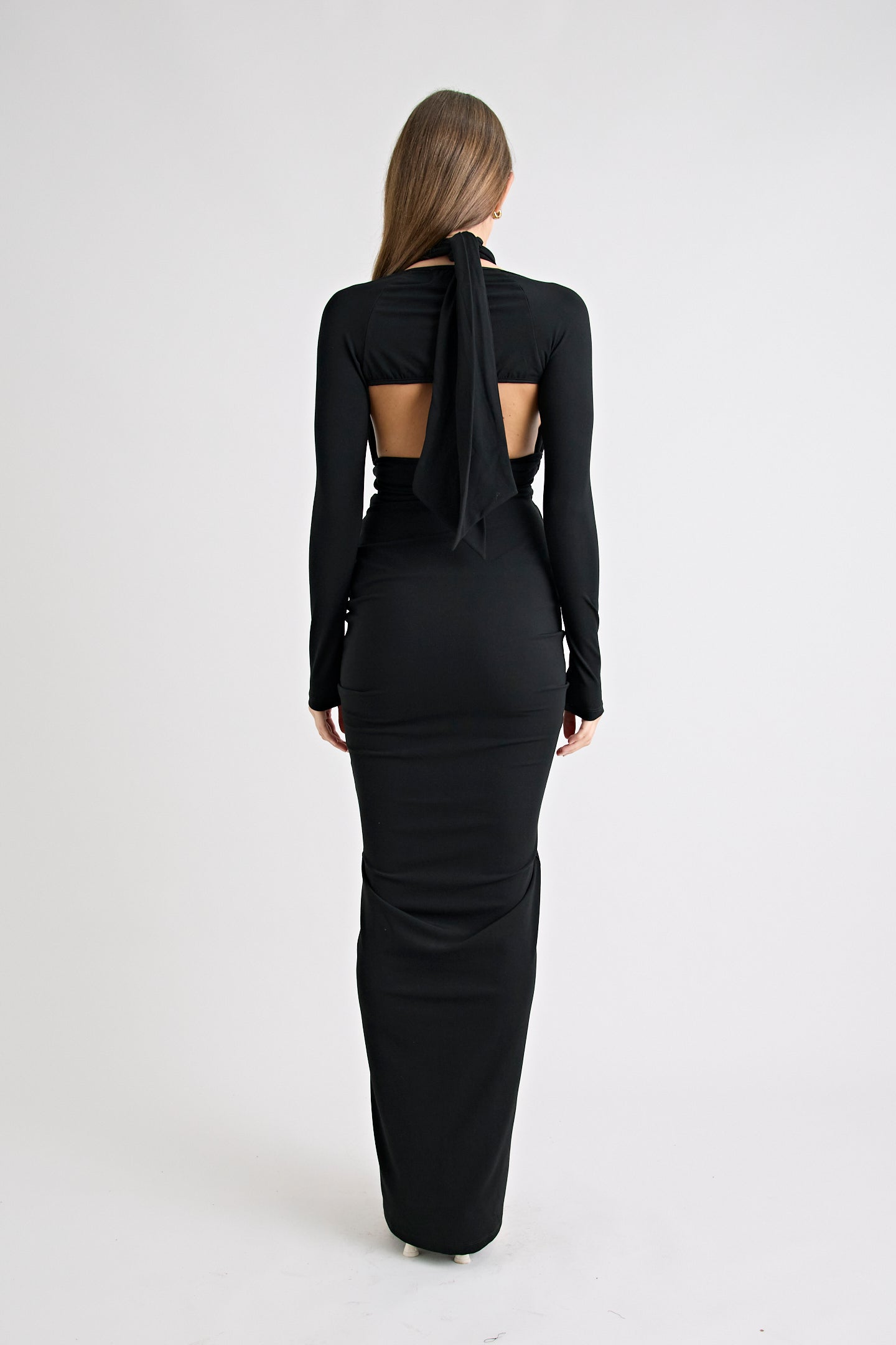 VICTORIA MAXI DRESS | BLACK