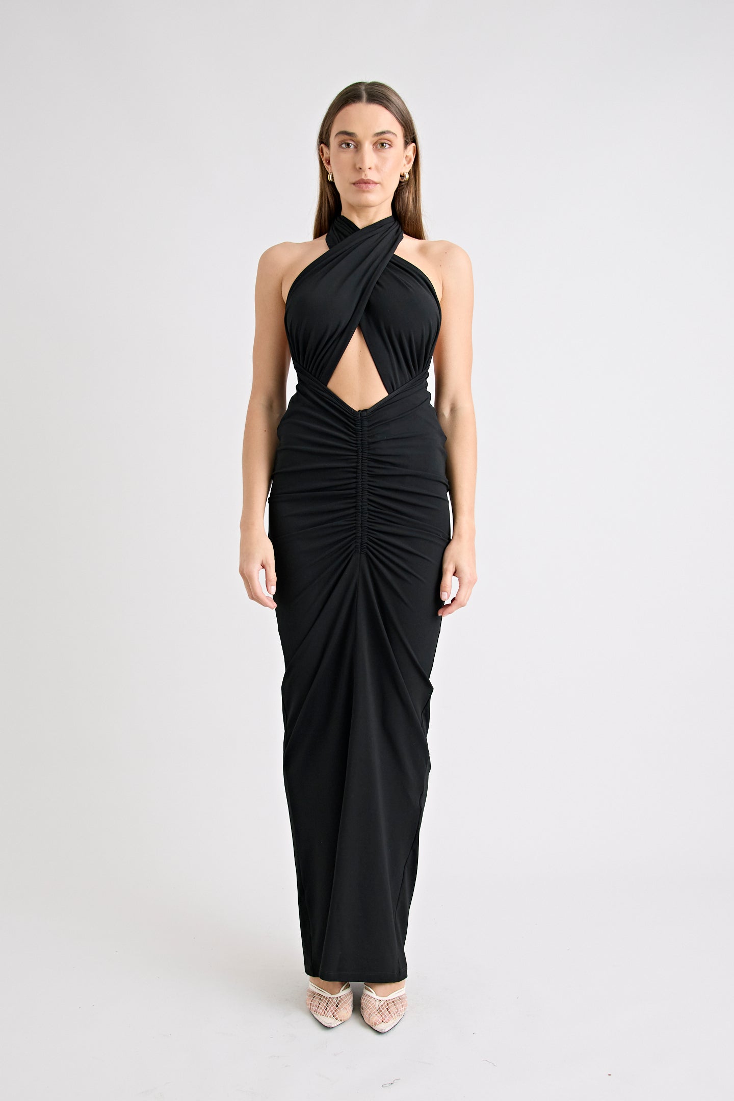 VICTORIA MAXI DRESS | BLACK