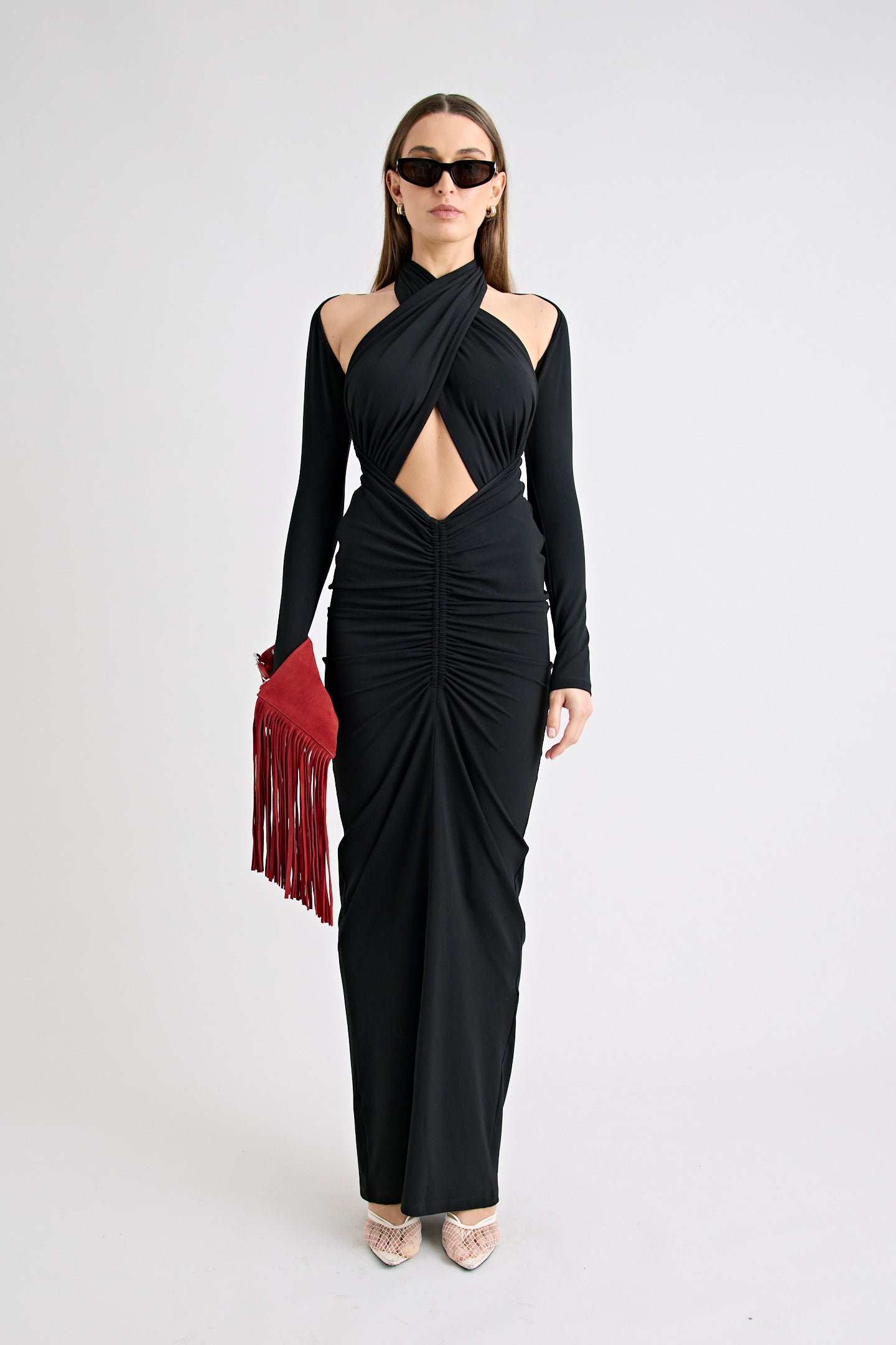 VICTORIA MAXI DRESS | BLACK