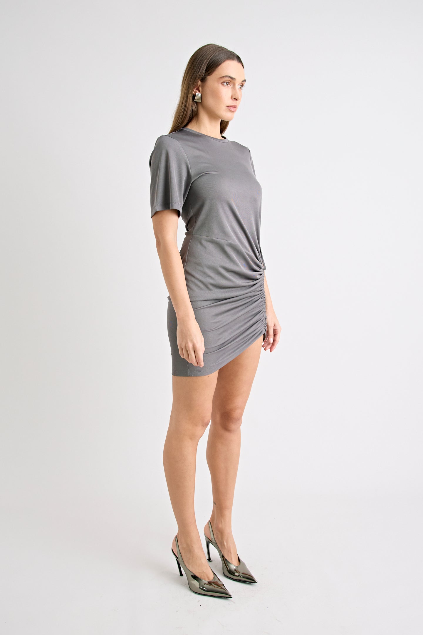 SOLENE DRESS | CHARCOAL