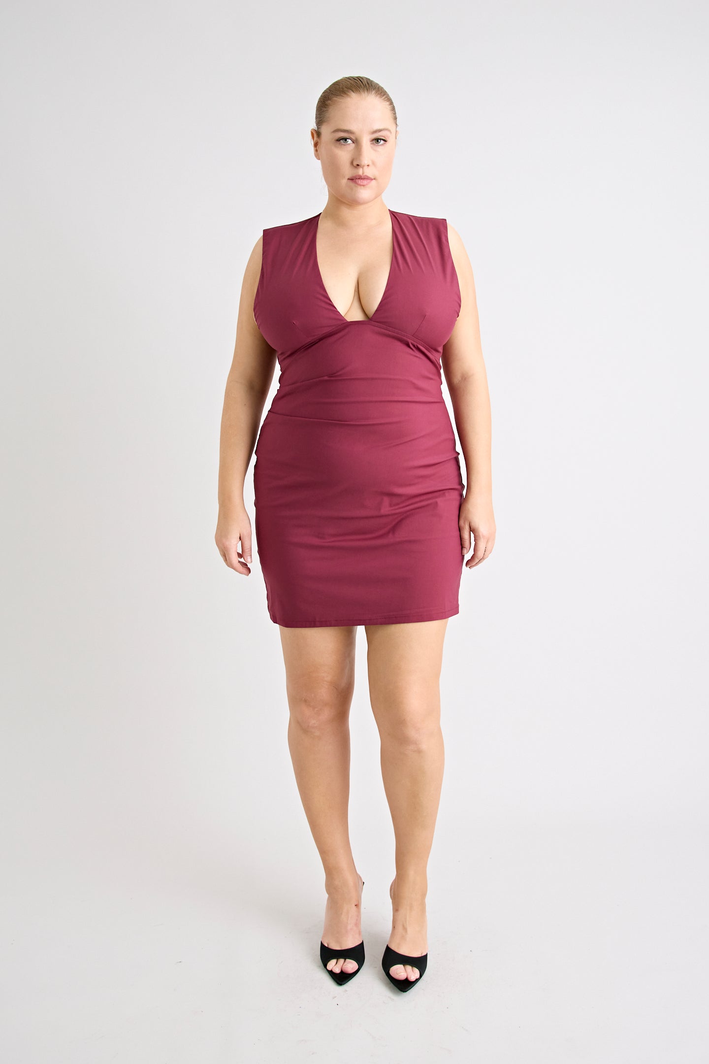 SALMA MINI DRESS | WINE