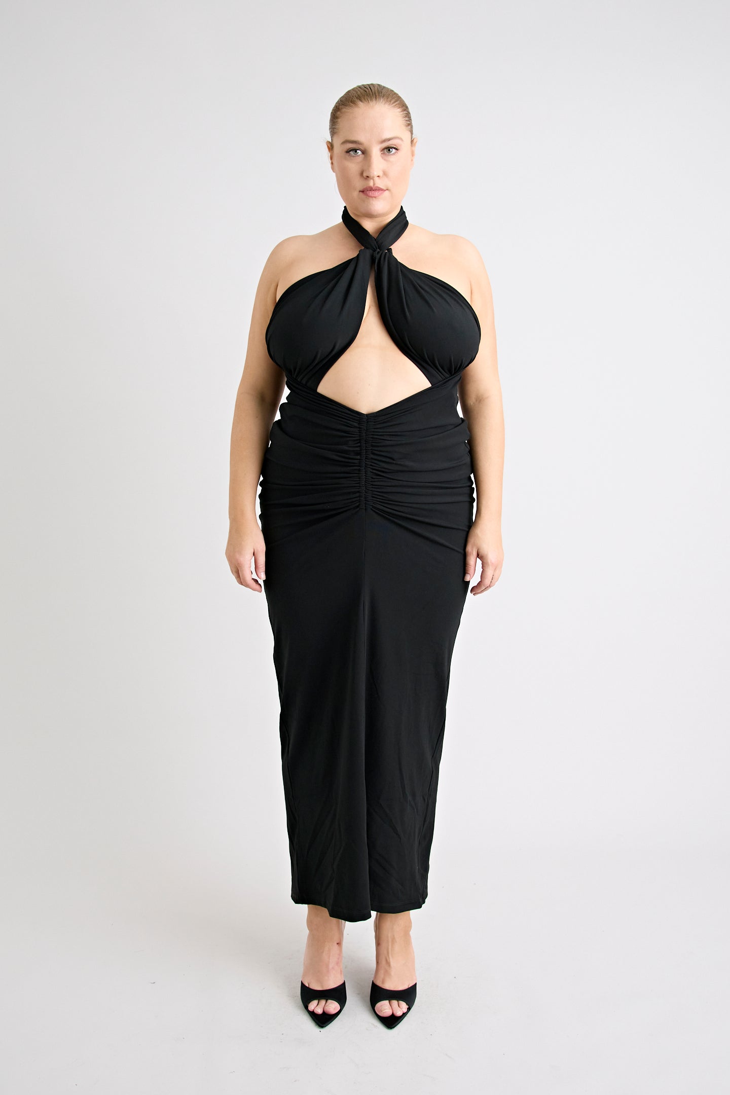 VICTORIA MAXI DRESS | BLACK