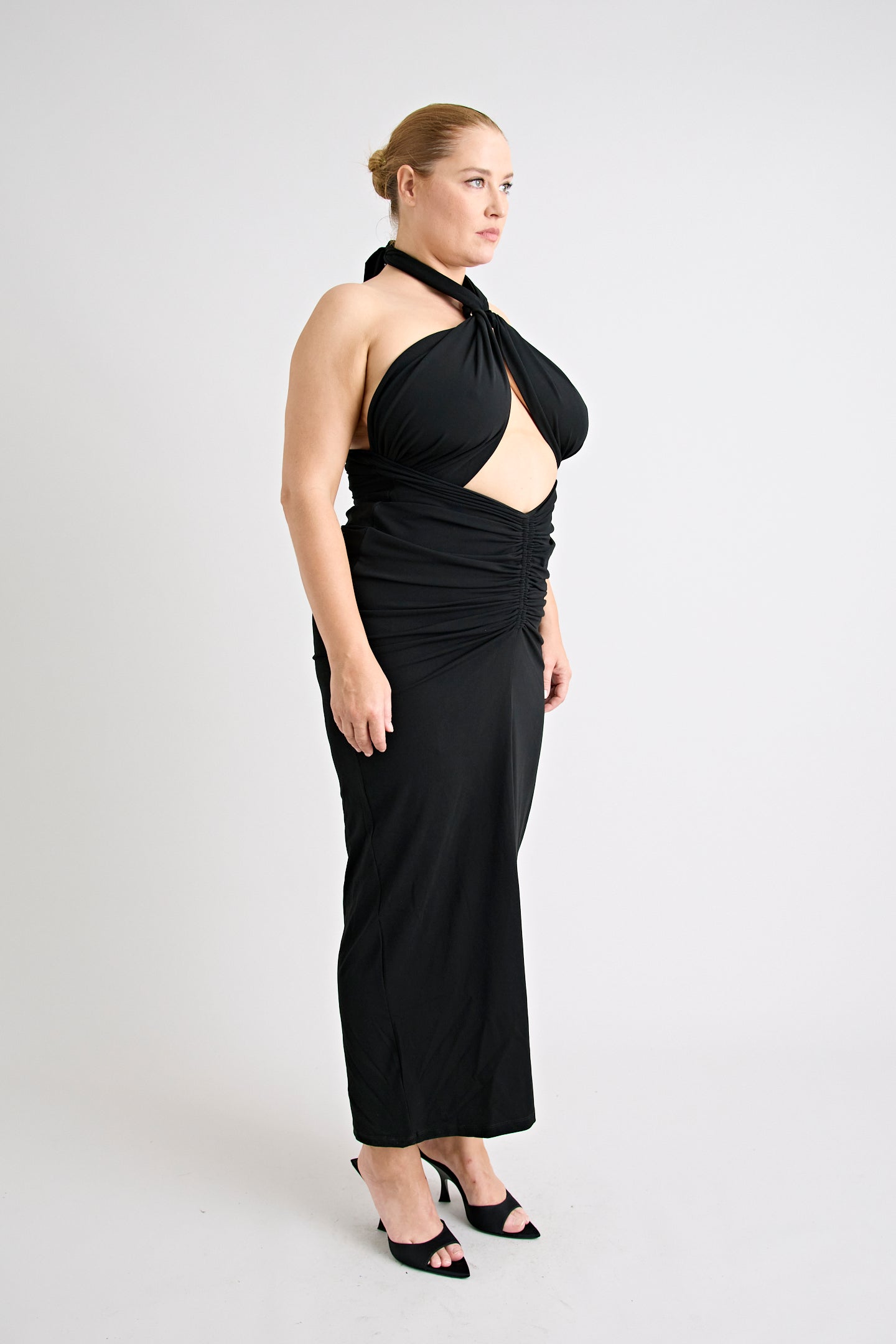 VICTORIA MAXI DRESS | BLACK