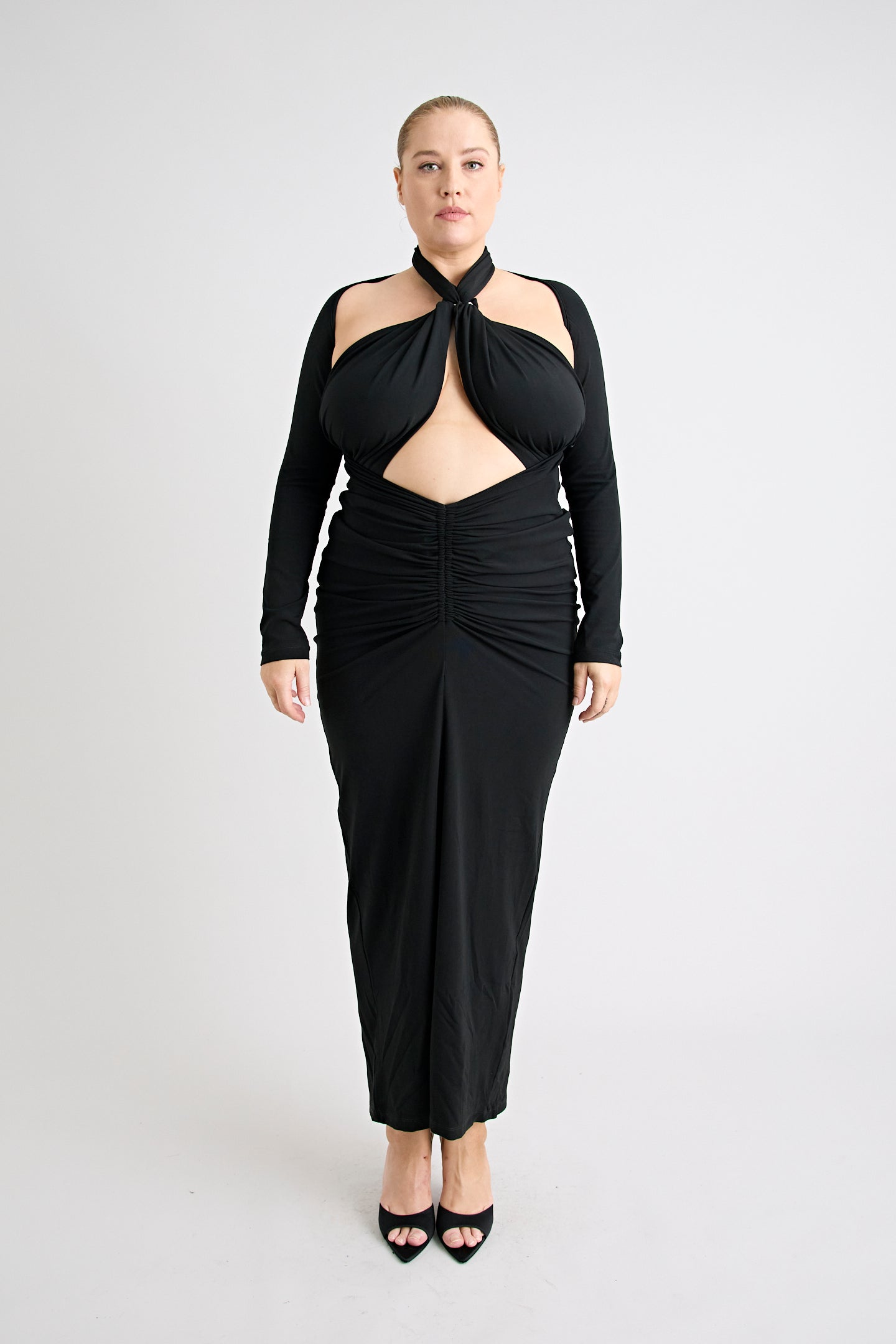 VICTORIA MAXI DRESS | BLACK