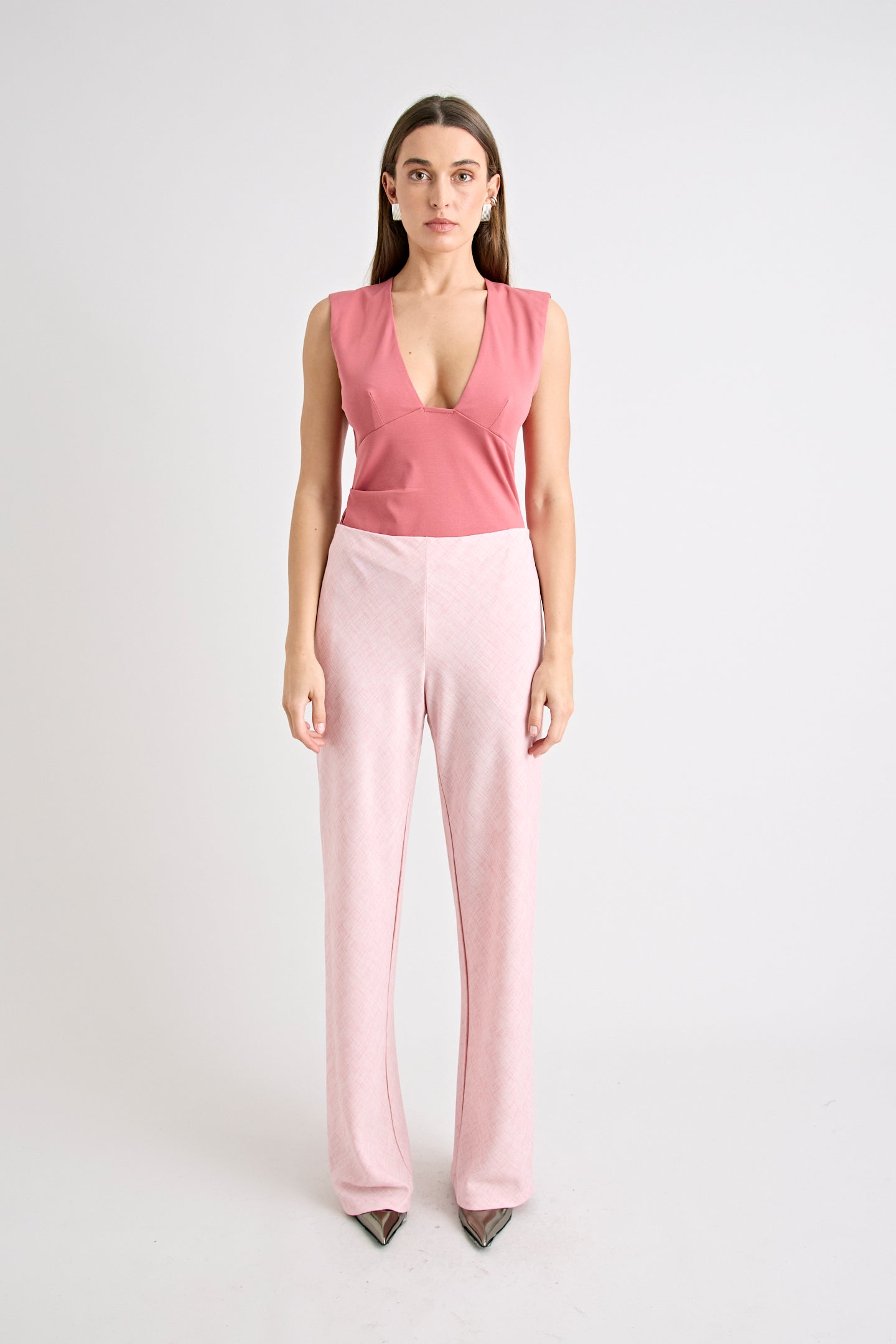 PINO BIAS CUT PANT | PINK