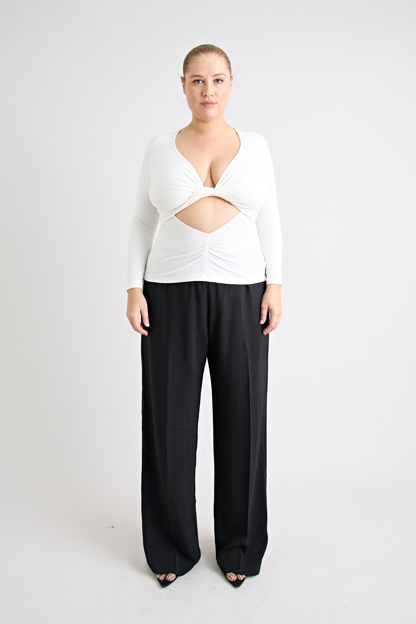 RAMOS LONG SLEEVE TOP | POWDER