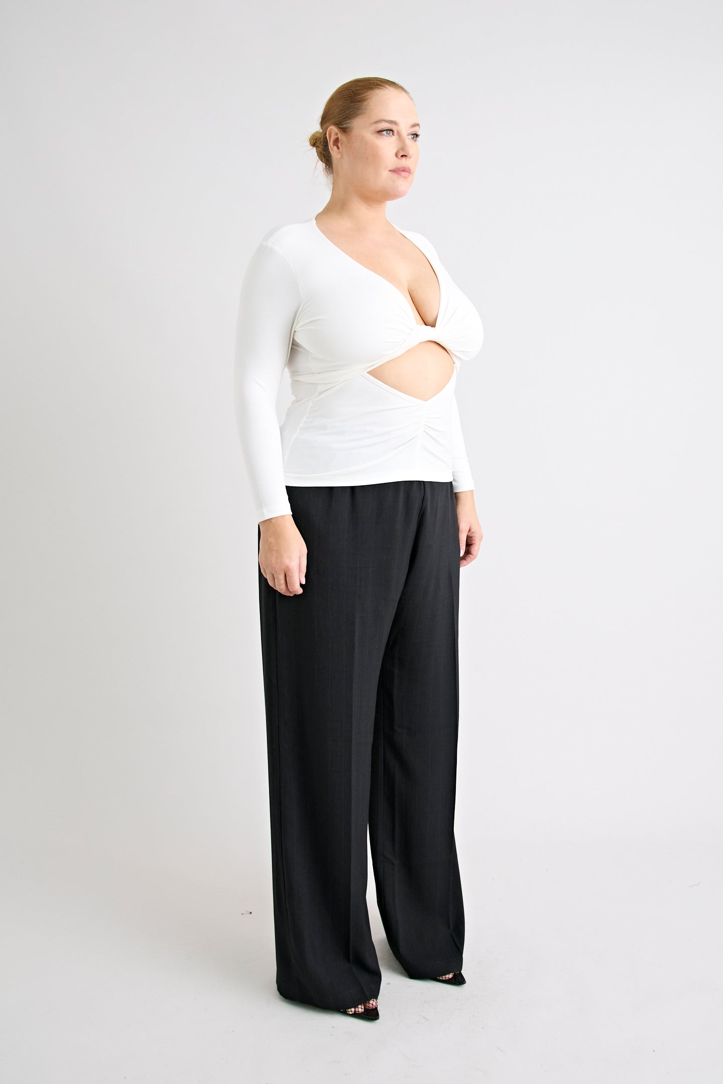 RAMOS LONG SLEEVE TOP | POWDER