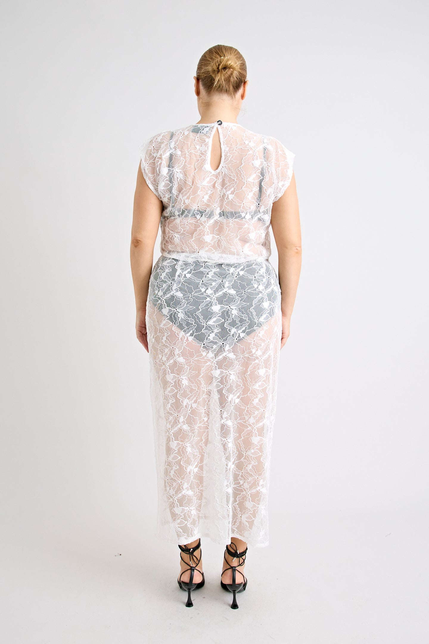 ASTRID LACE TOP | WHITE