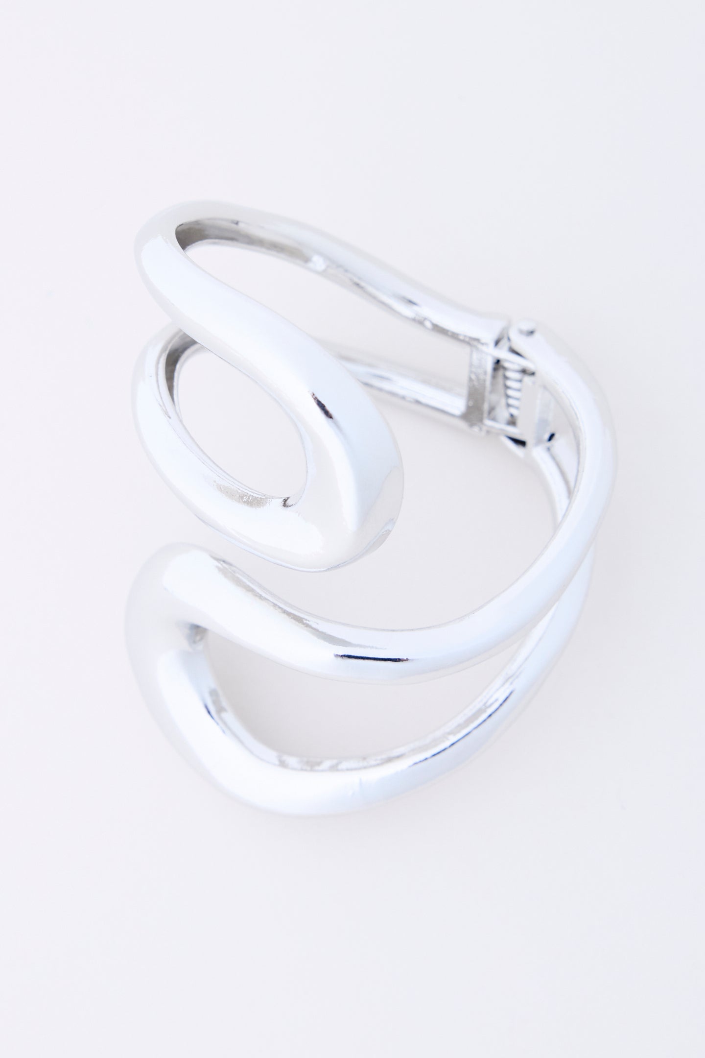 WAVE CHUNKY BANGLE | SILVER