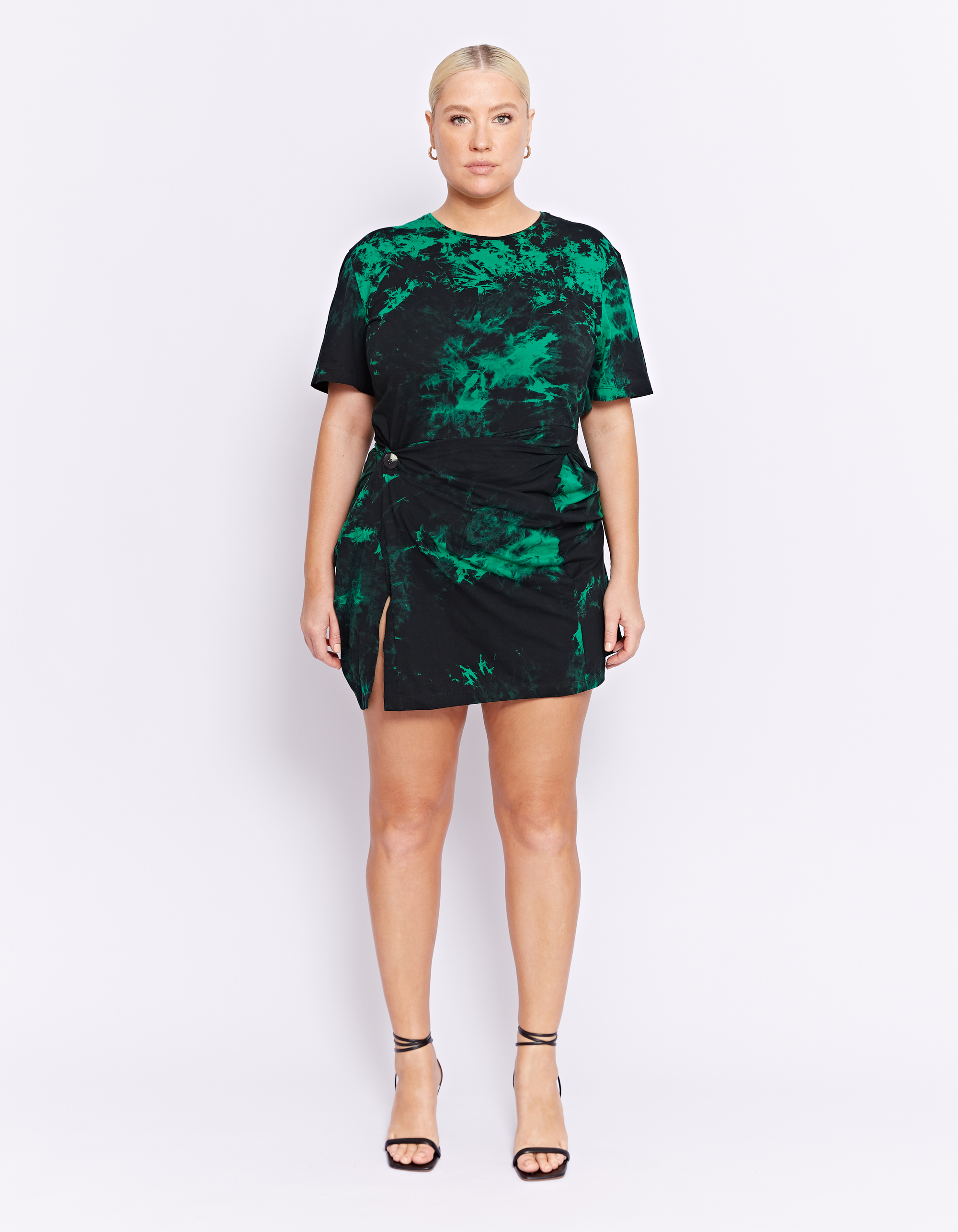 ENZO TWIST DRESS | INK