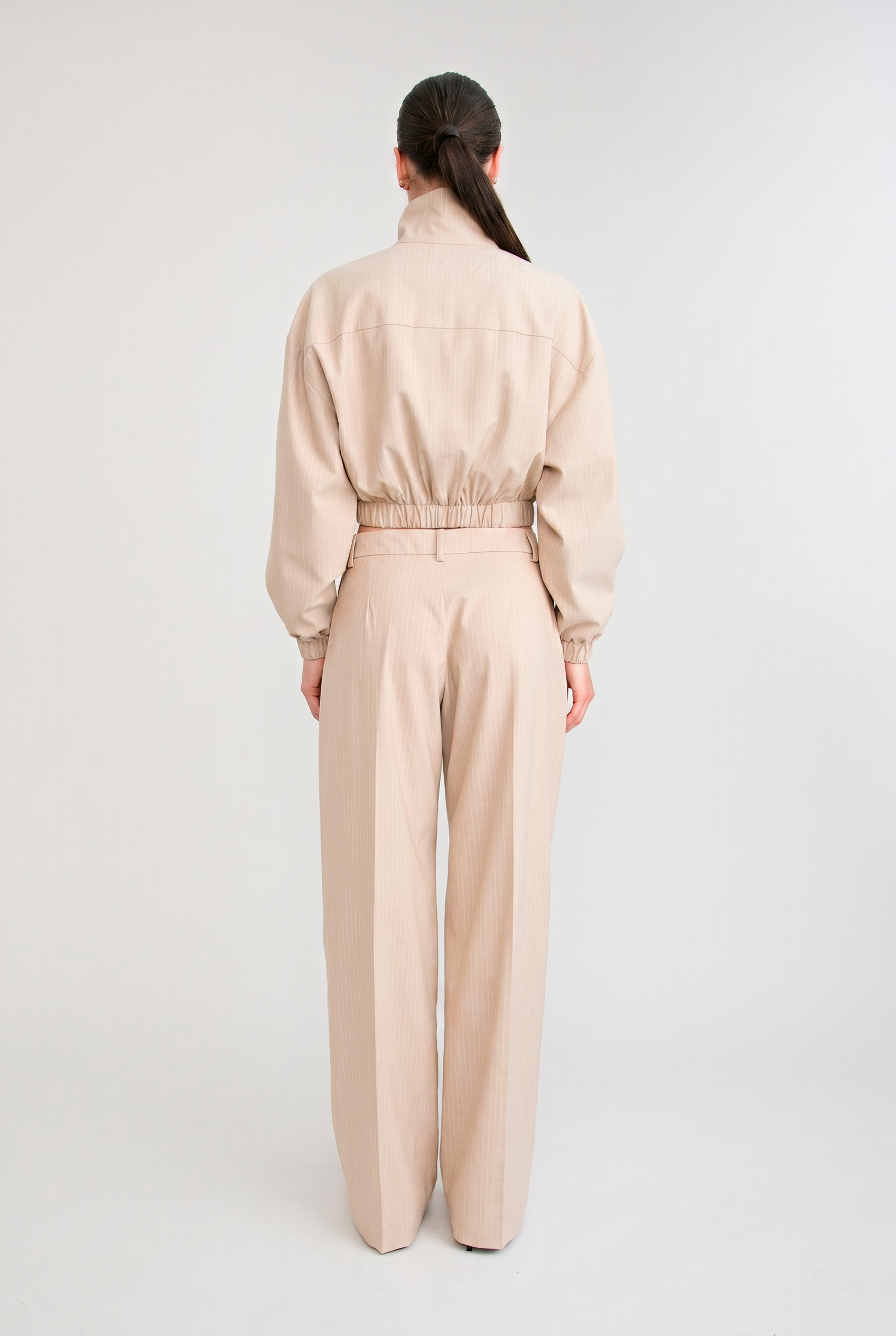 ZENA BOMBER JACKET | BEIGE