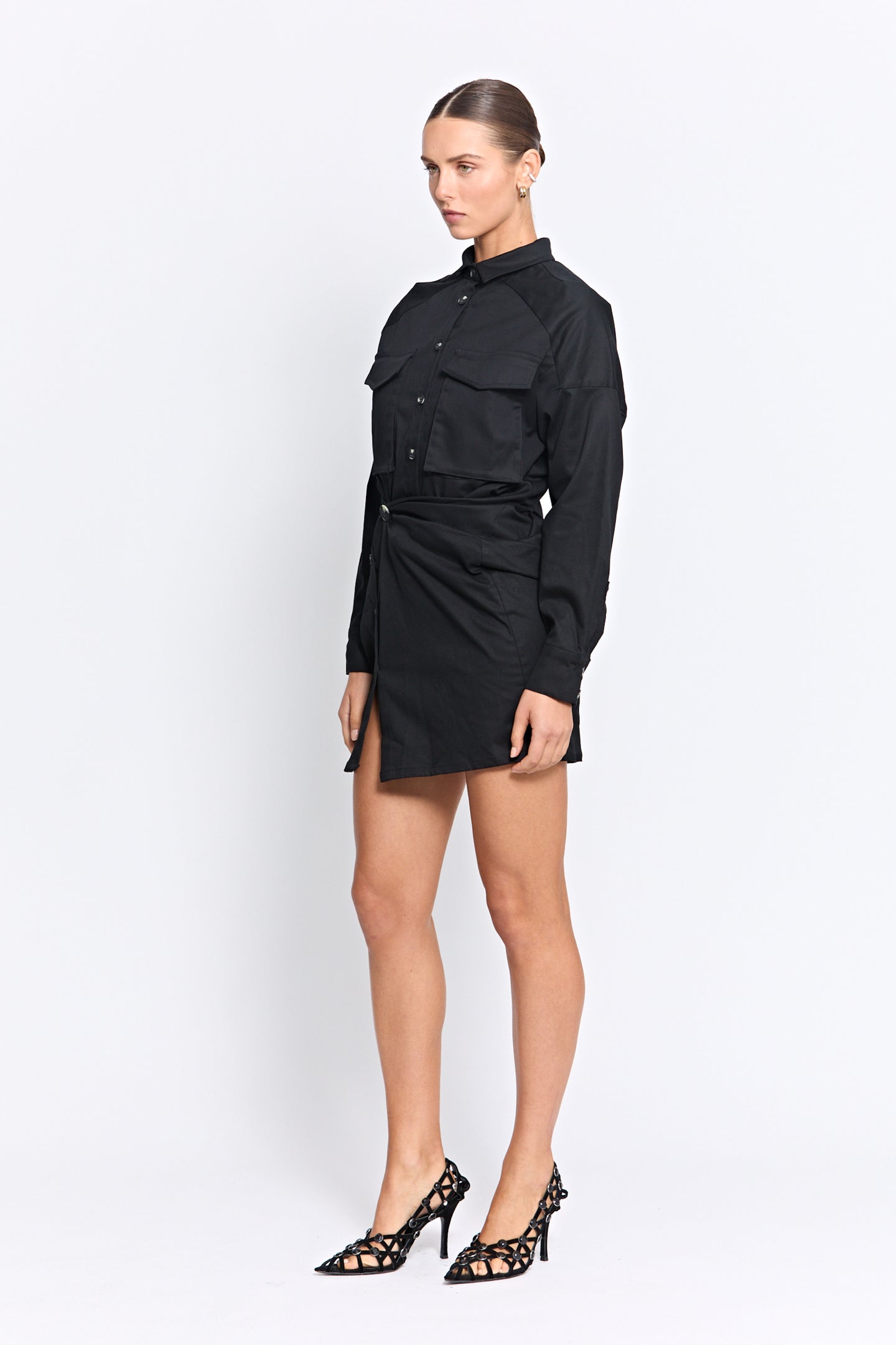 FORBES MINI DRESS | BLACK