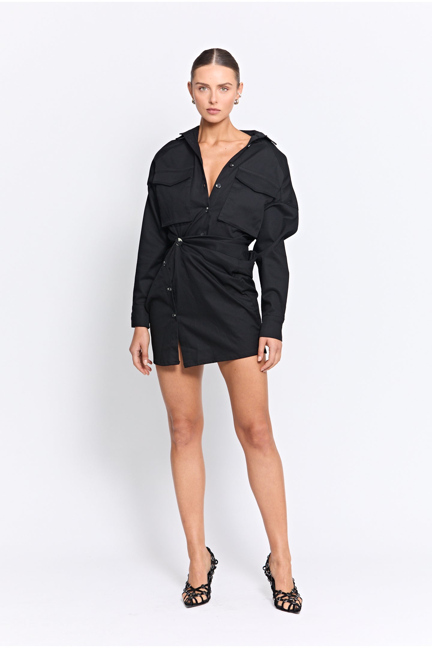 FORBES MINI DRESS | BLACK