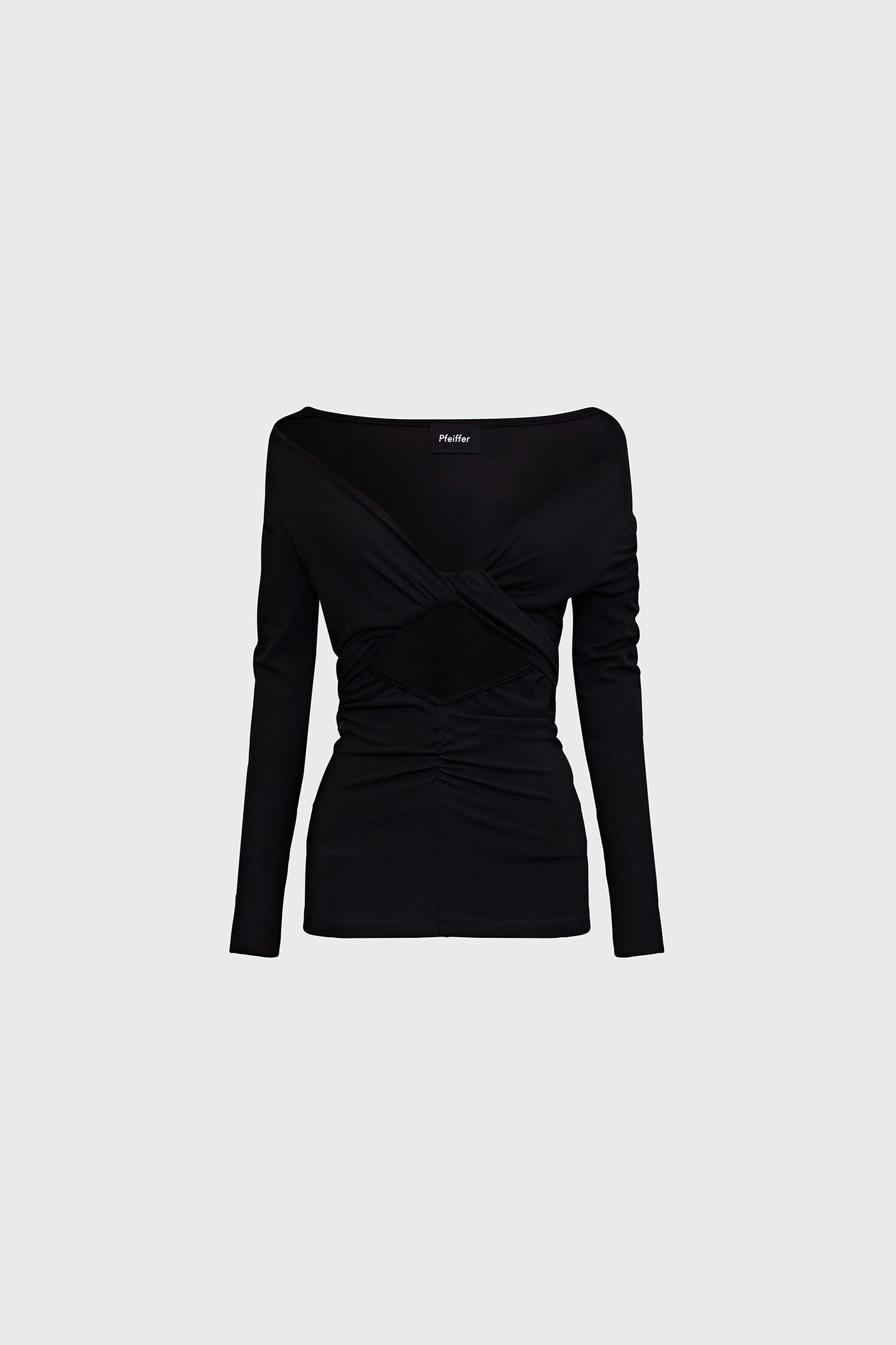 RAMOS LONG SLEEVE TOP  | BLACK