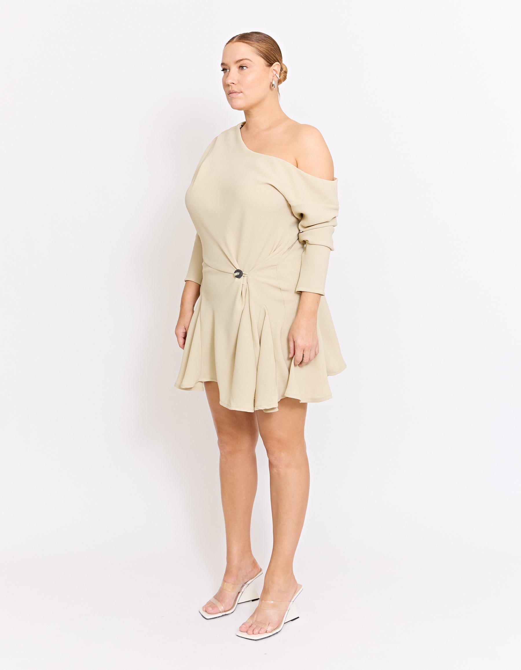 LUCIA MINI DRESS | OATMEAL