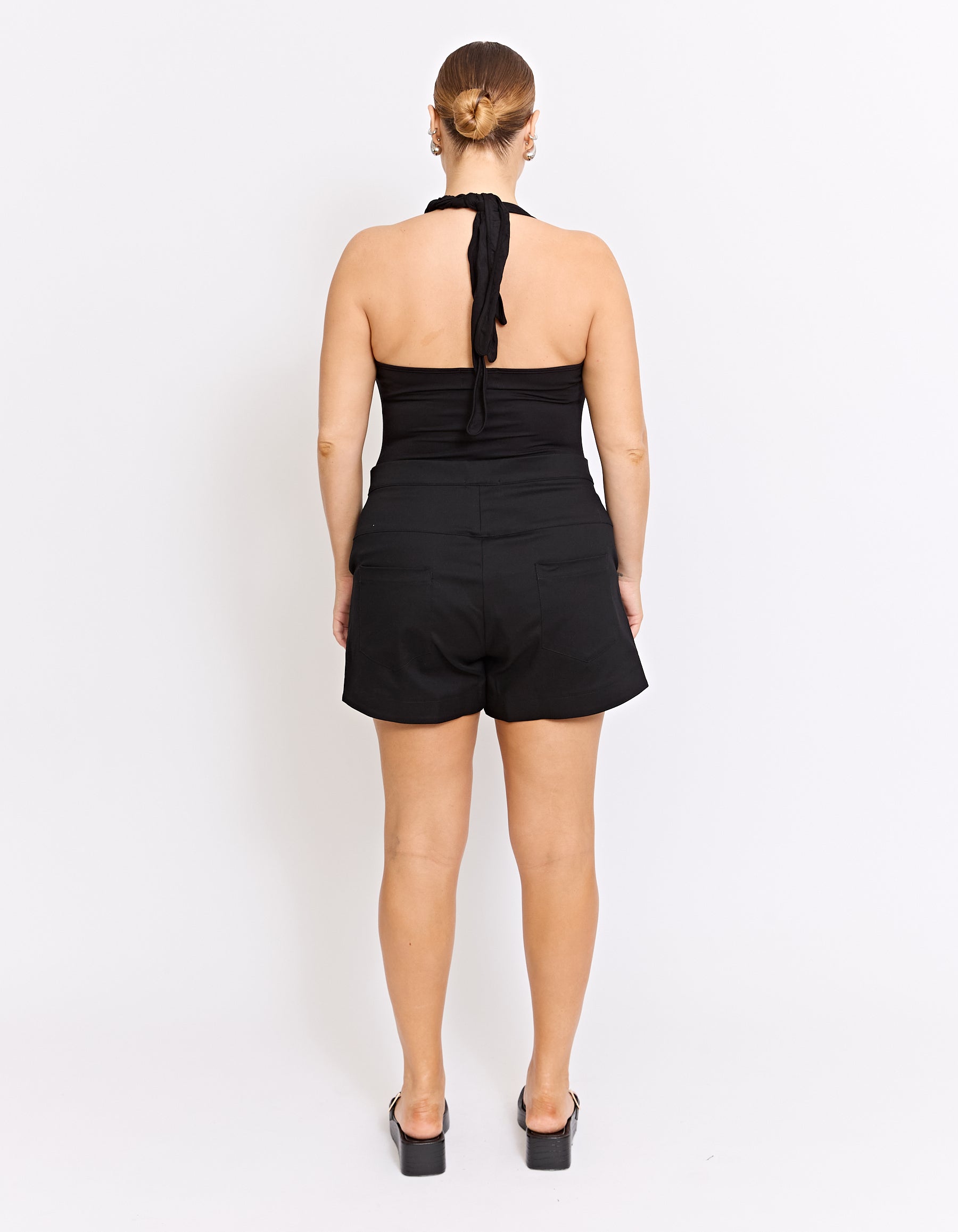 PANAMA DRILL SHORT | BLACK