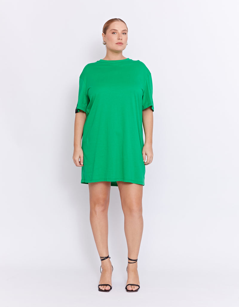 808 DISCO TEE DRESS | MOSS