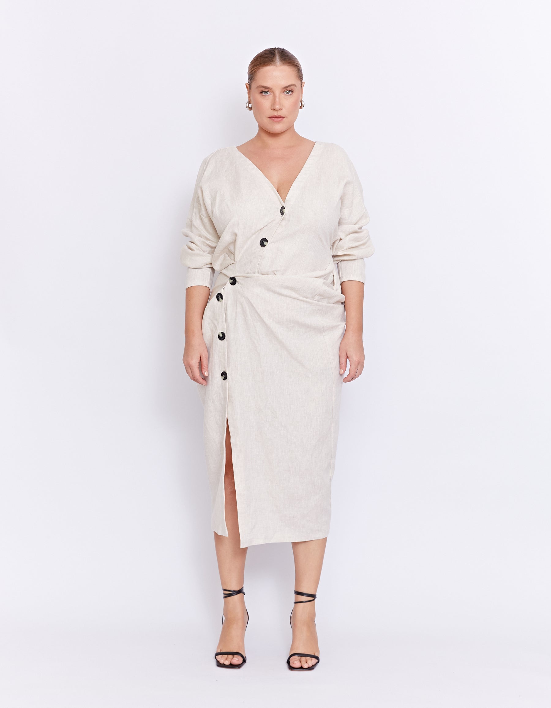 THE VITO TWIST DRESS | NATURAL