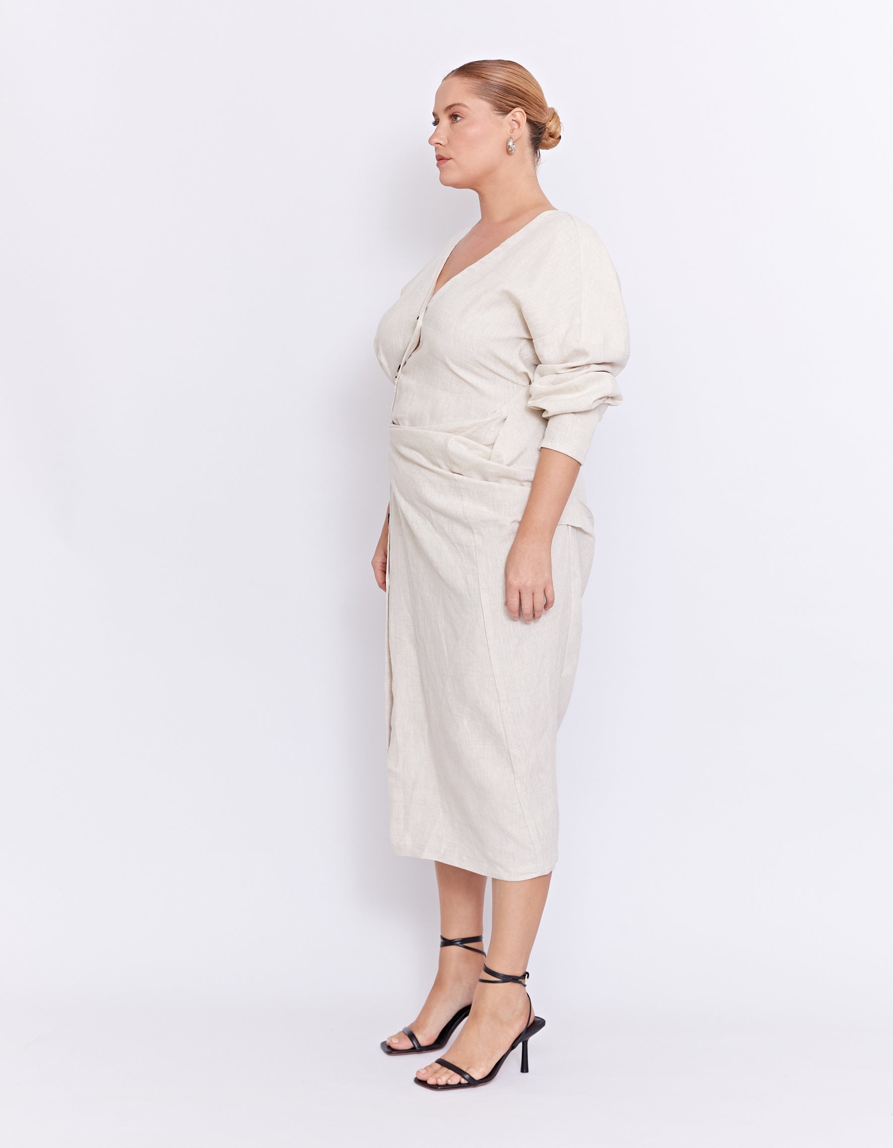 THE VITO TWIST DRESS | NATURAL