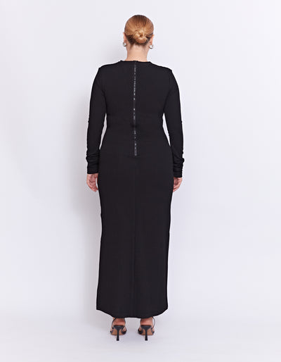 THE BELTERRE DRESS | BLACK