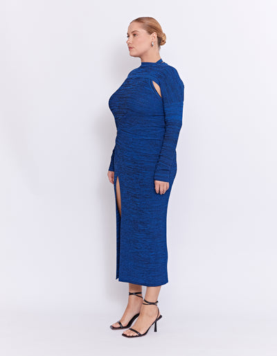 THE MARTIN KNIT DRESS | INDIGO